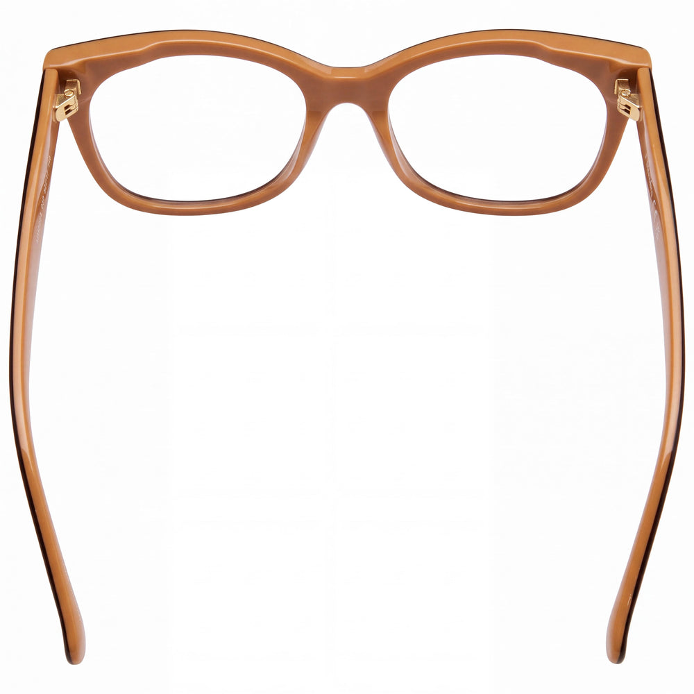Gafas de sol MaxMara Mm5094 para mujer con montura de acetato color marrón oscuro y lentes de policarbonato, ancho de lente de 52 mm