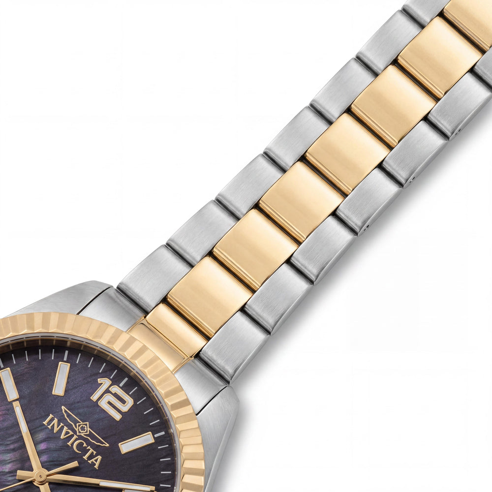 Invicta Specialty 50089 Unisex Quartz Bracelet Watch, 43mm Silver Stainless Steel, Mother of Pearl Dial