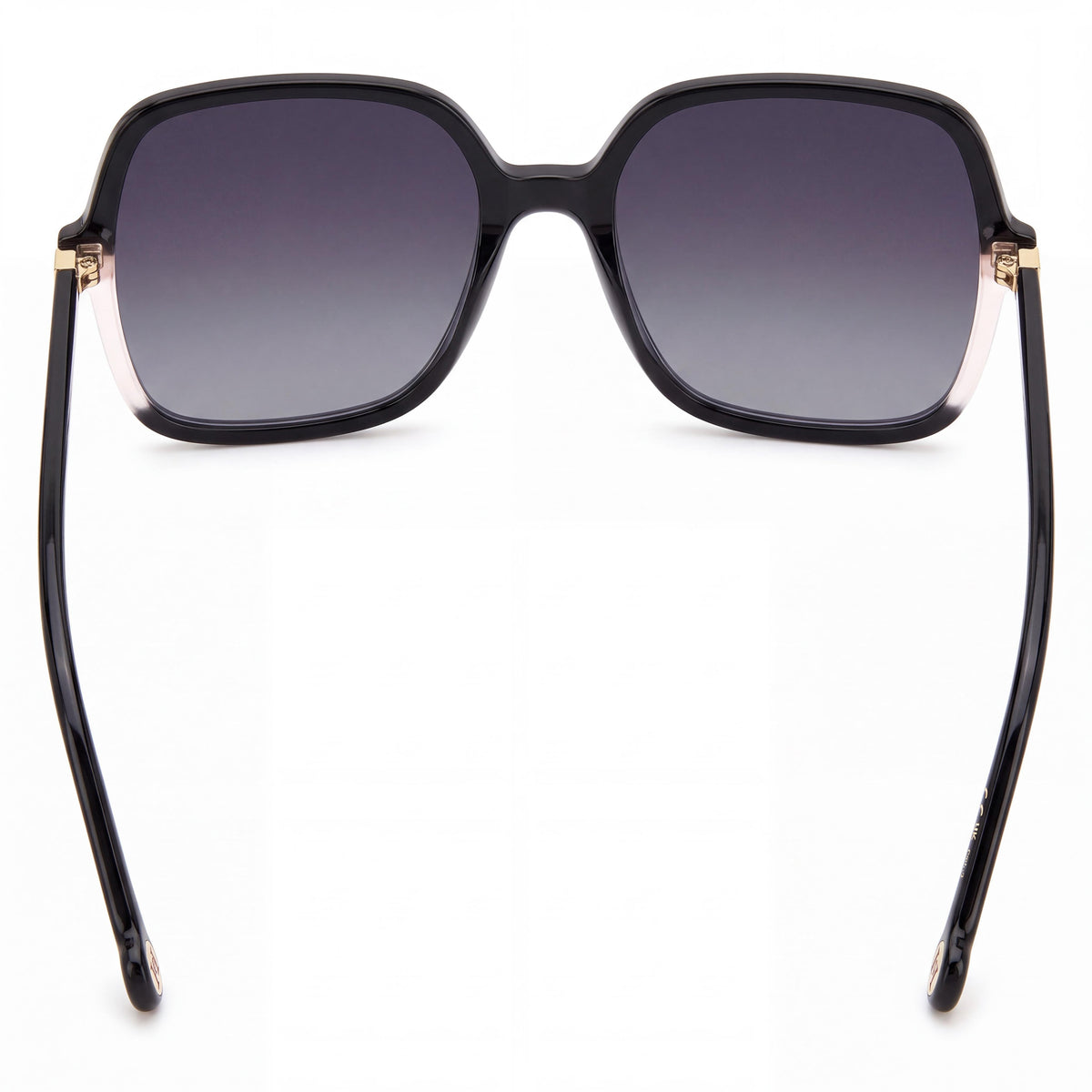 Carolina Herrera Clásicas para Mujer LIGERAS DE ACETATO Negro Rosa Gafas de Sol Protección UV No Polarizadas GRIS OSCURO DEGRADADO 56mm, Photo 3
