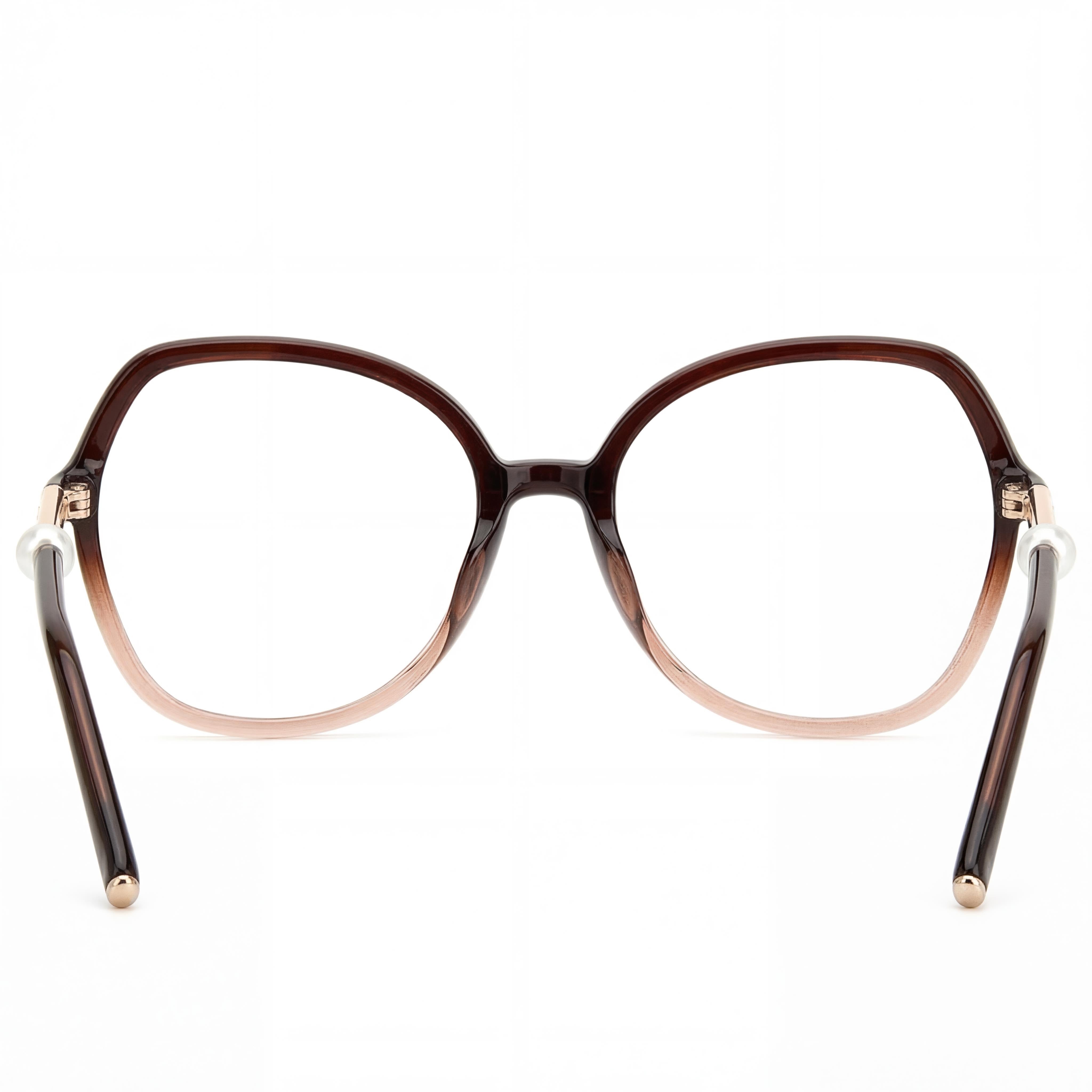 CAROLINA HERRERA Her 0080 Gafas de sol para mujer con montura de poliamida marrón nude, lentes de 53 mm con protección UV no polarizadas., Photo 4