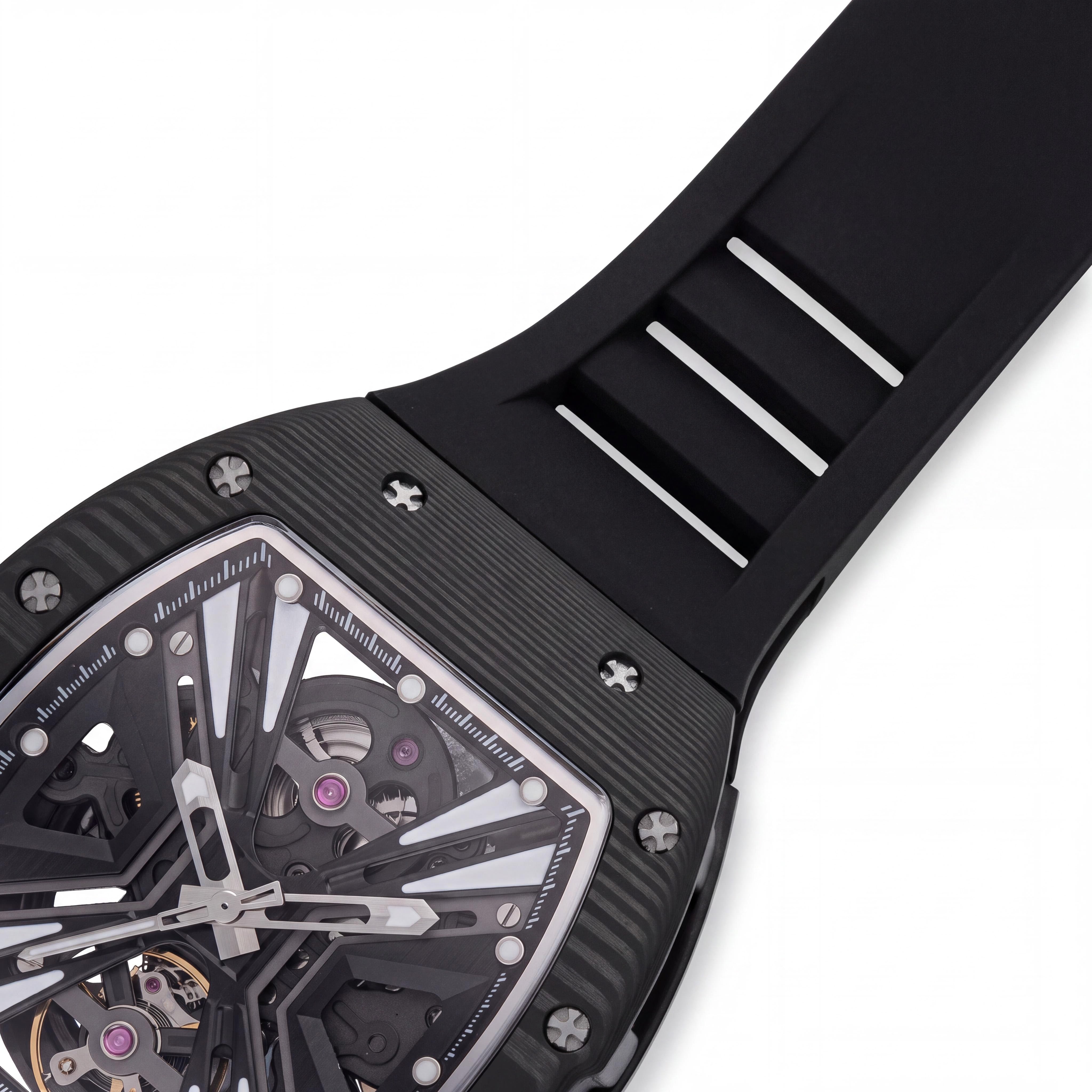 Reloj Invicta S1 Rally 49029 para hombre, cronógrafo automático de 41 mm, esfera negra, correa de acero inoxidable y silicona, Photo 3