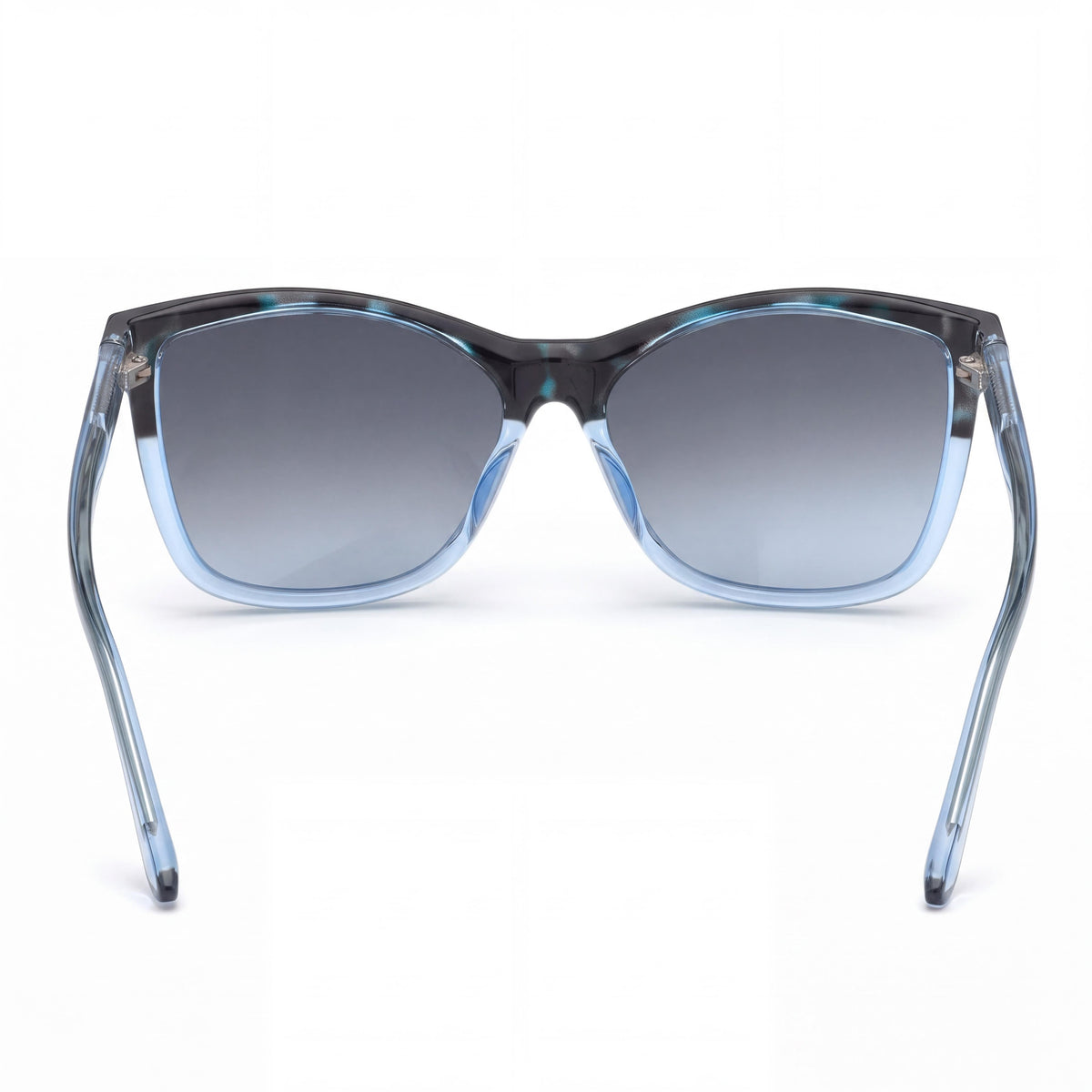 Gafas de sol GUESS GU7779 para mujer, armazón de plástico azul degradado con lentes azules degradadas, protección UV 100%, 57 mm, Photo 3