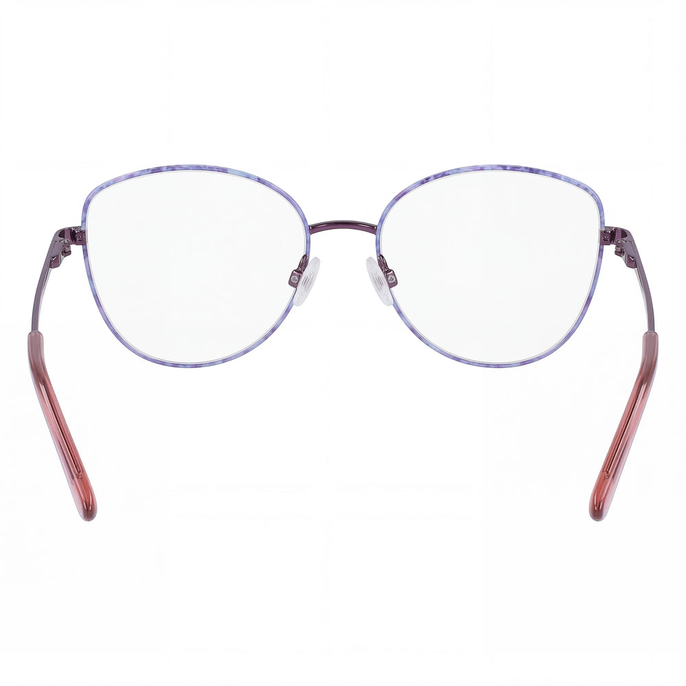 bebe Bb5207 Women's Plum Blossom Metal Clear Eyeglasses 53mm
