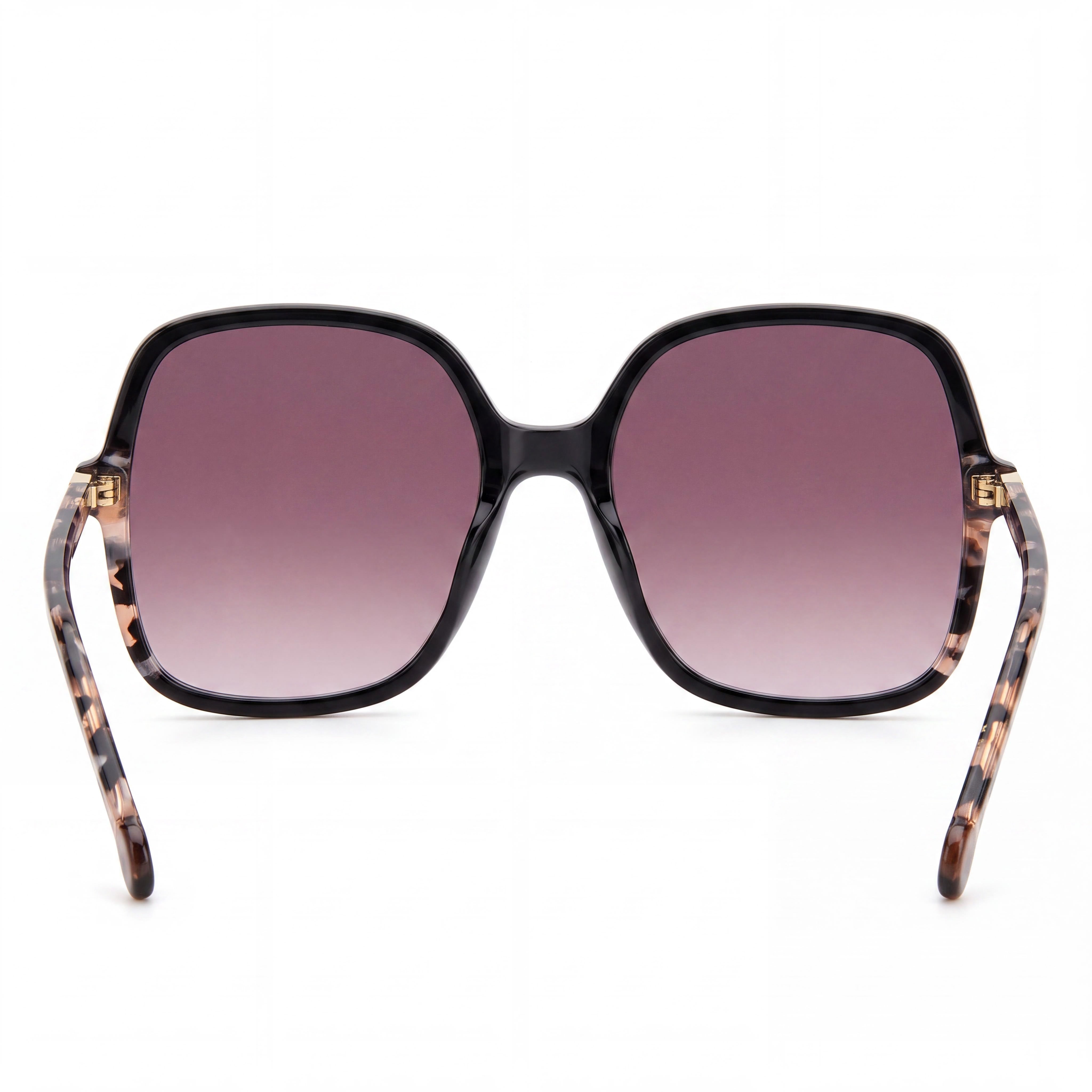 Carolina Herrera Modern Women’s Light Acetate UV Protection Sunglasses, Black Havana, Pink Doubleshade 56mm, Photo 4