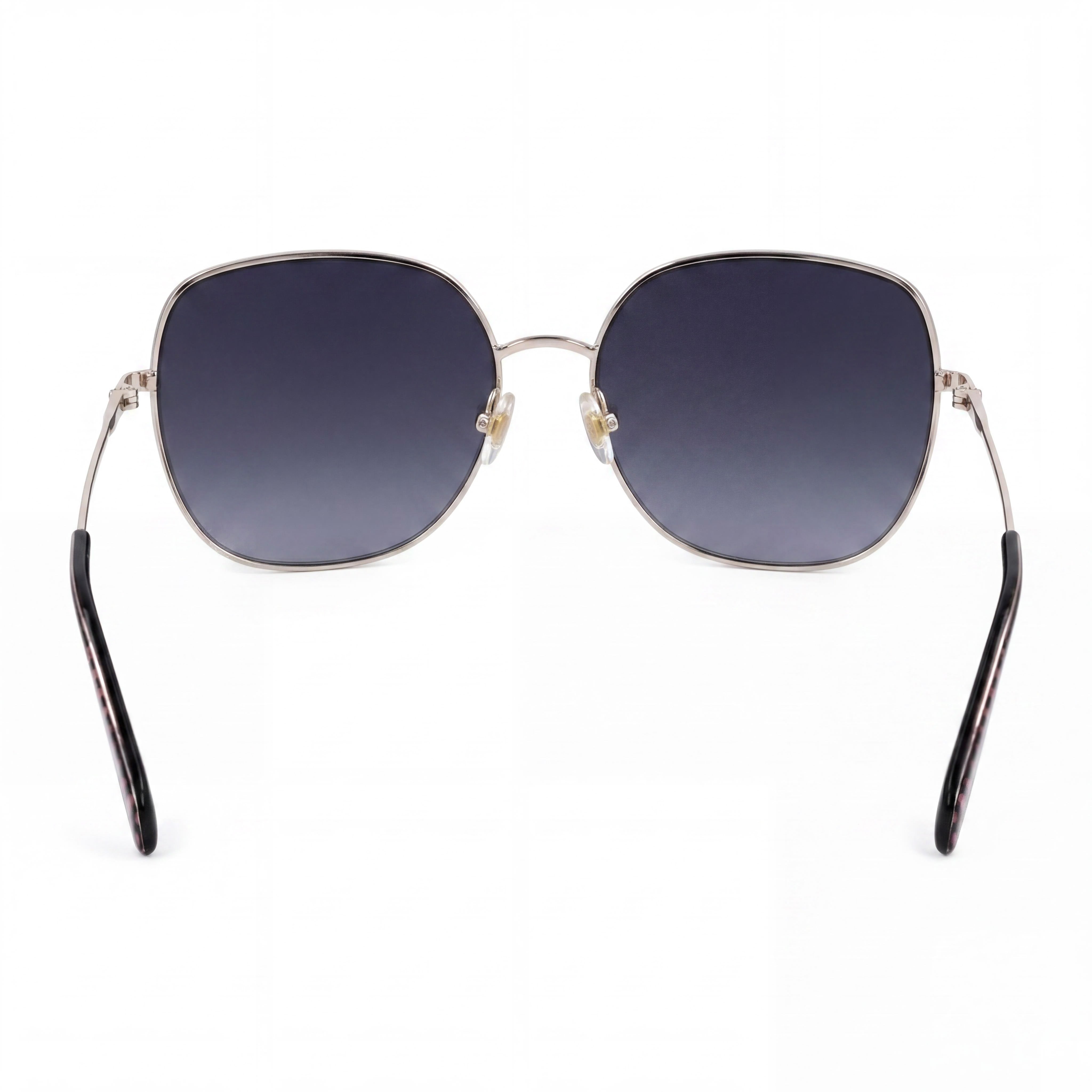 Gafas de sol Kate Spade New York unisex, estilo casual, de plástico, color negro, con montura gris oscuro y lentes negras, protección UV, 59 mm, Photo 4