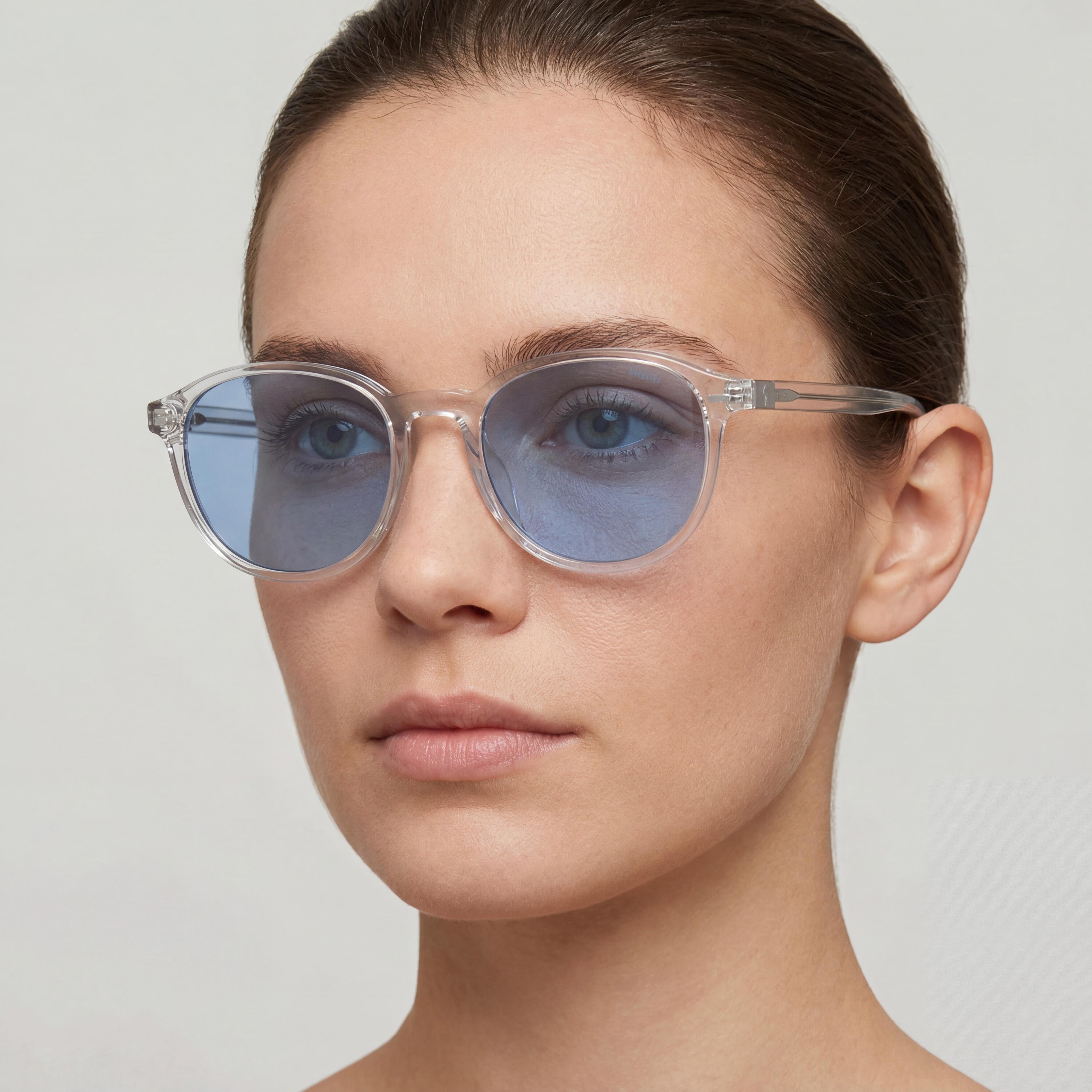 POLO RALPH LAUREN Ph4207u Gafas de Sol Multicolores de Plástico para Mujer con Ajuste Universal, Lentes Azul Claro con Protección UV 54mm, Photo 5