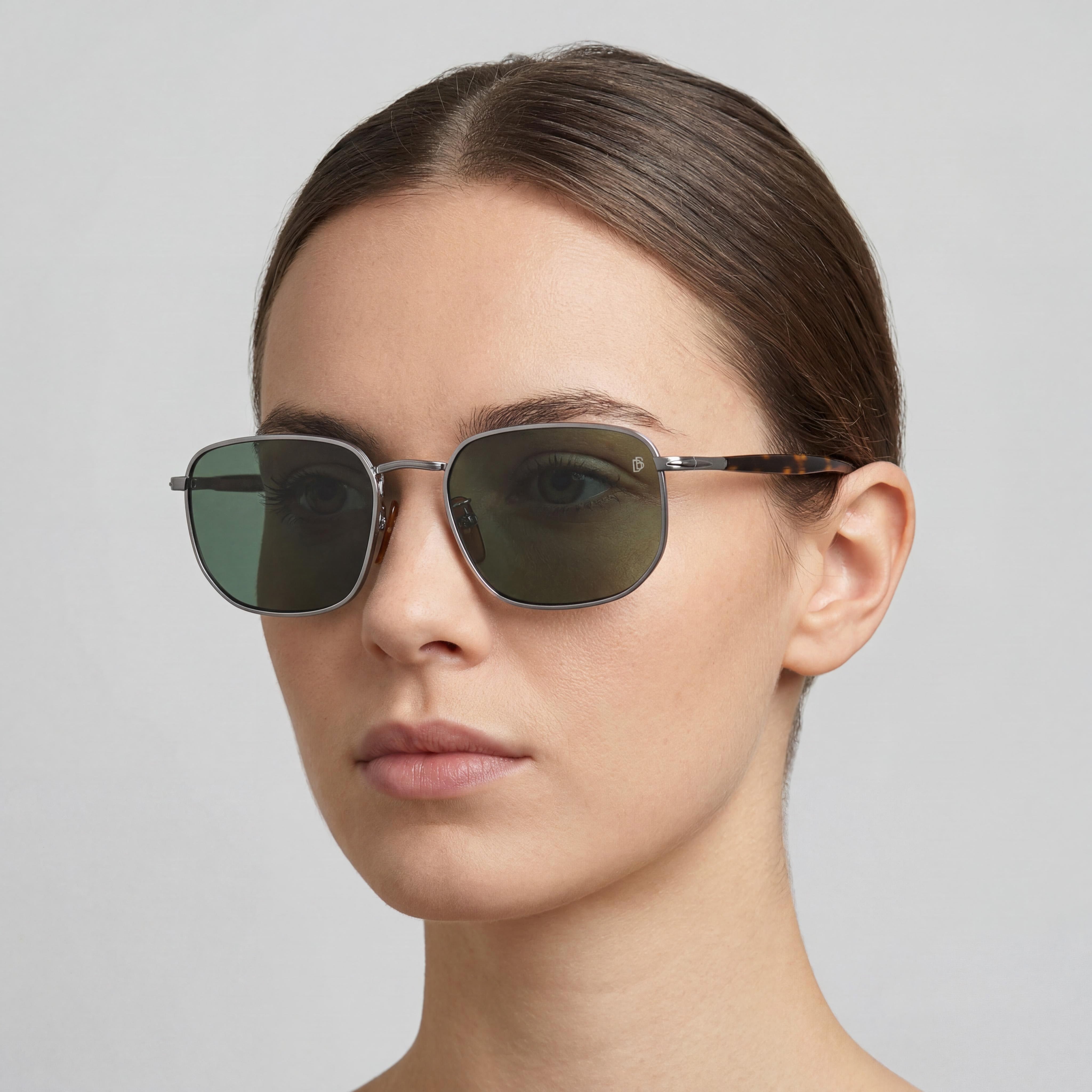 David Beckham Db 1143/S Women's Stainless Steel Ruthenium Havana Non- 57mm Eyewear, Photo 4