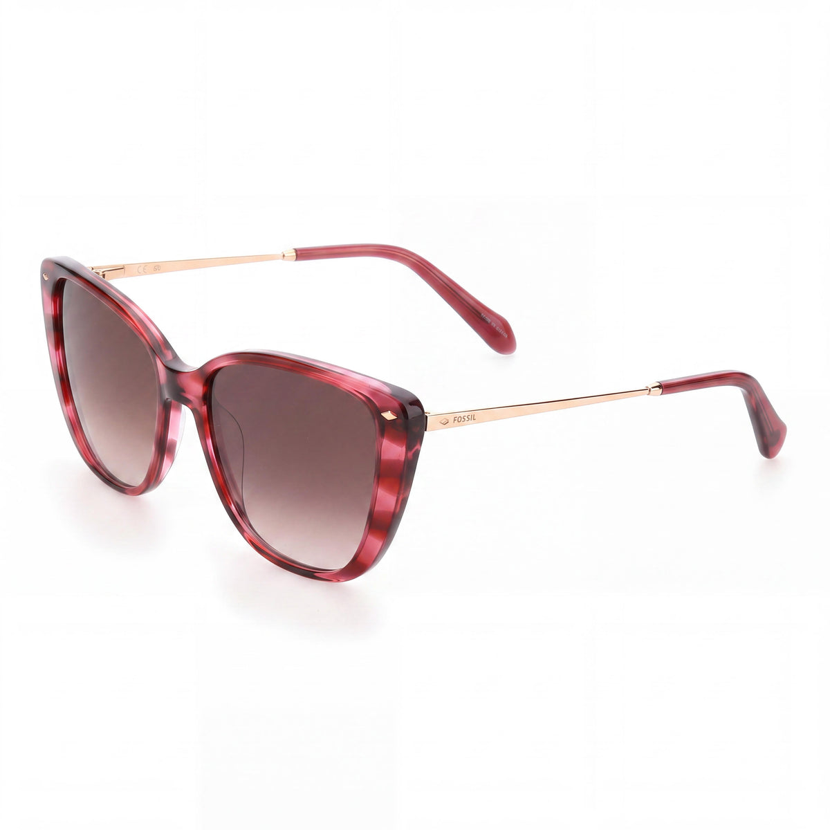 Gafas de Sol de Mujer Fossil Fos 2101/G/S de Plástico Burdeos Marrón, Lentes No UV Burdeos, 54mm, Photo 1
