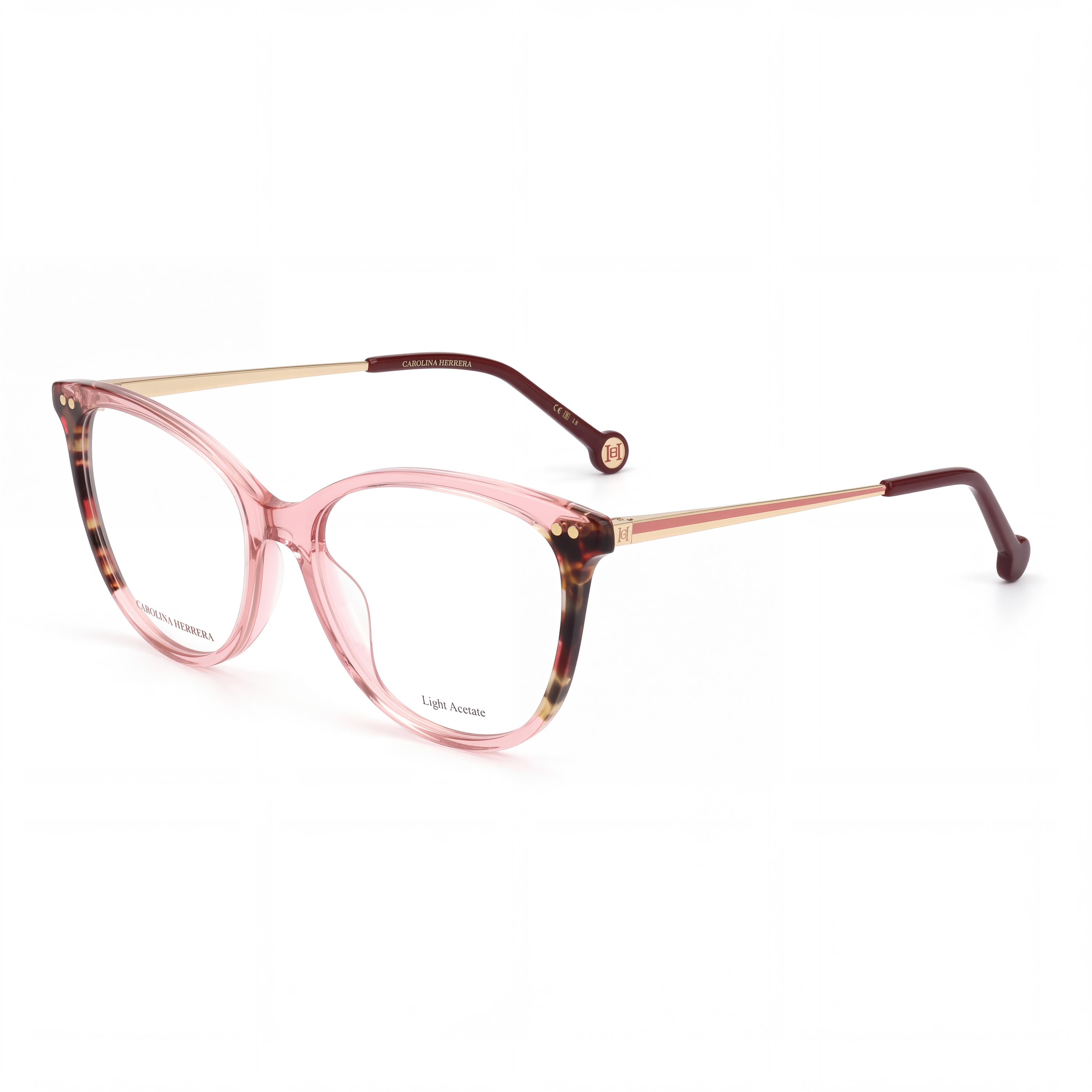Carolina Herrera Her 0210 Women's Casual Pink Havana Light Acetate Non-polarised Sunglasses 54mm, Photo 1