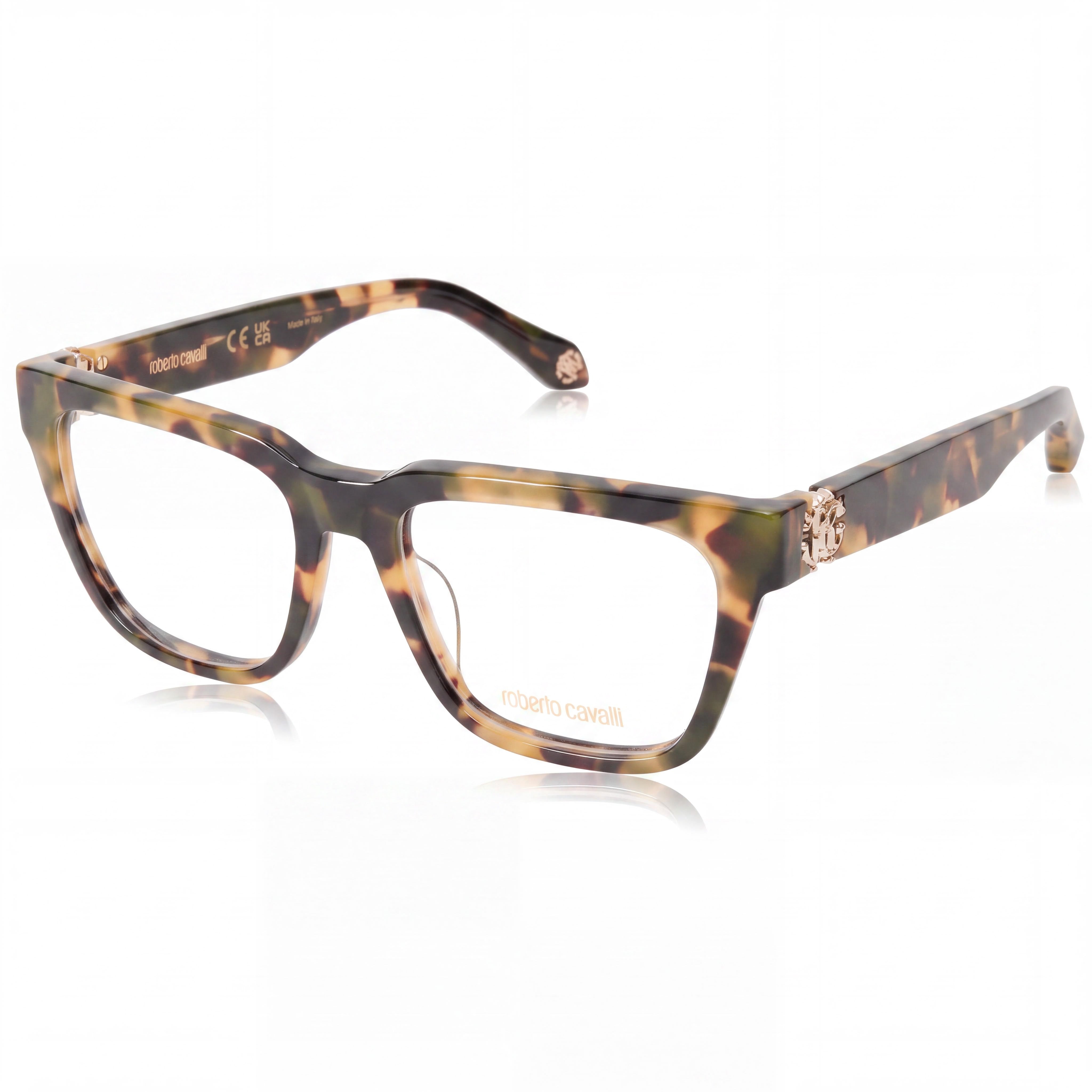 ROBERTO CAVALLI VRC 018 S Unisex Reading Glasses for Women Multicolored Frame White Glass Lenses, Photo 1