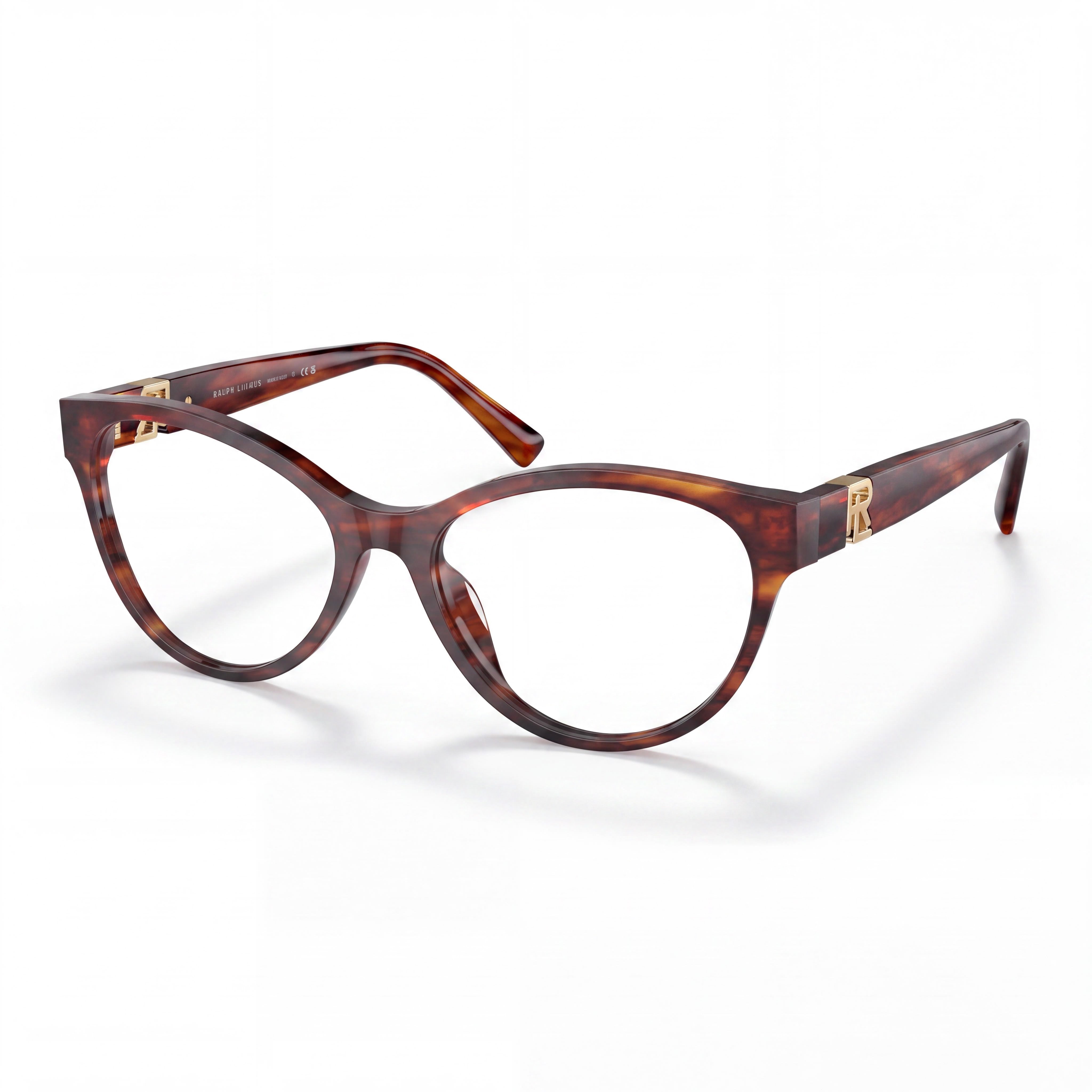Gafas de hombre Ralph Lauren Rl 6238u con montura de acetato Havana a rayas y lentes 54-17-145mm, Photo 1