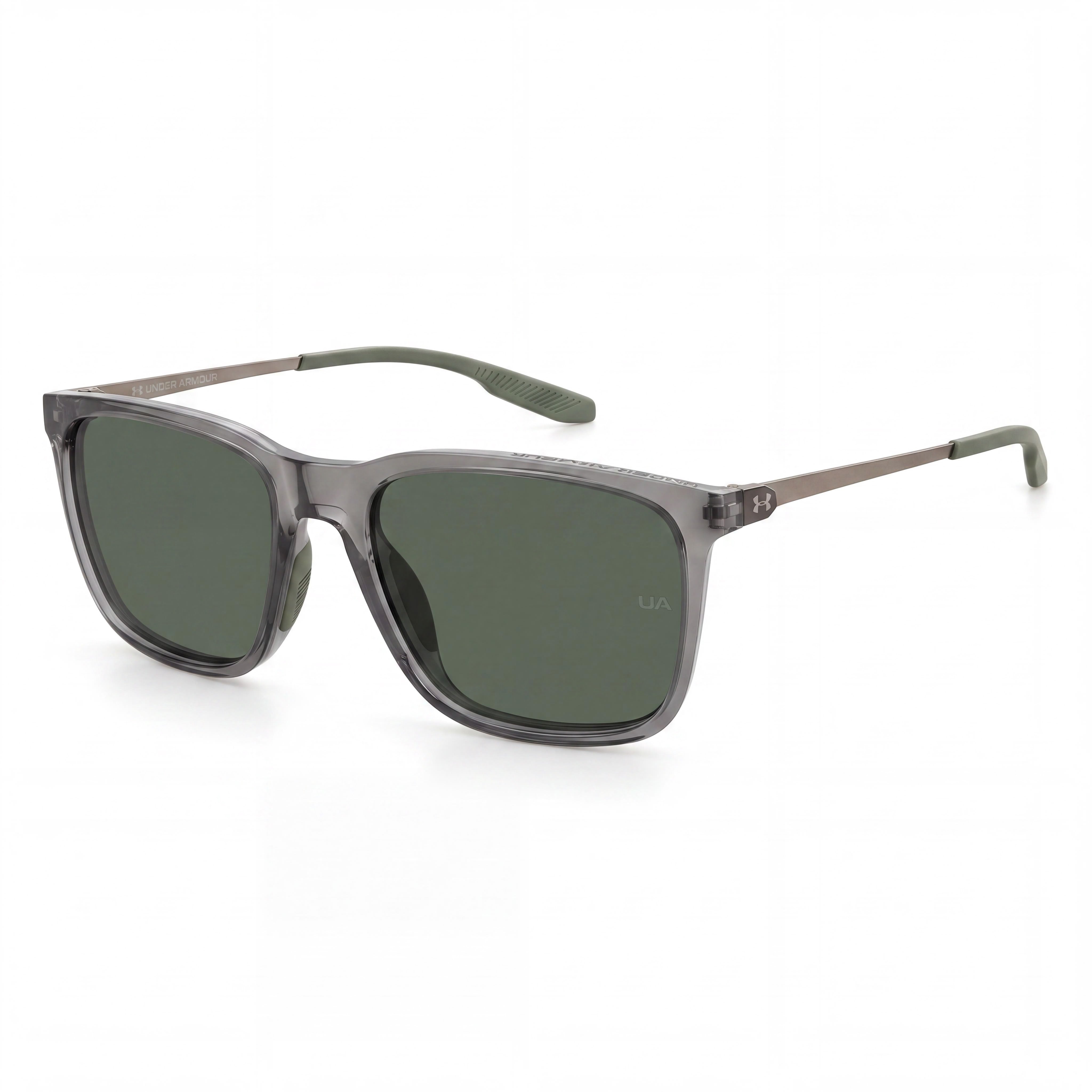 Under Armour Ua Reliance Men's TR90 & Stainless Steel Non-Polarized UV Protection Sunglasses Matte Dark Ruthenium Green 56mm, Photo 1