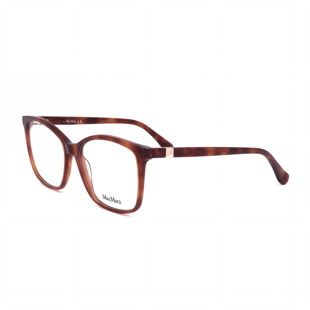 Gafas de sol casuales MaxMara para mujer con montura de plástico rubio Habana, lentes de 55 mm de ancho, puente de 16 mm y patillas de 140 mm, Photo 1