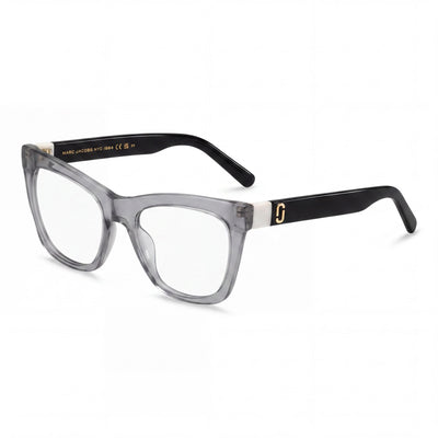 Gafas Ópticas Rectangulares de Mujer Marc Jacobs Marc 649, con Montura de Celulosa Marrón Beige, Lente de 53mm