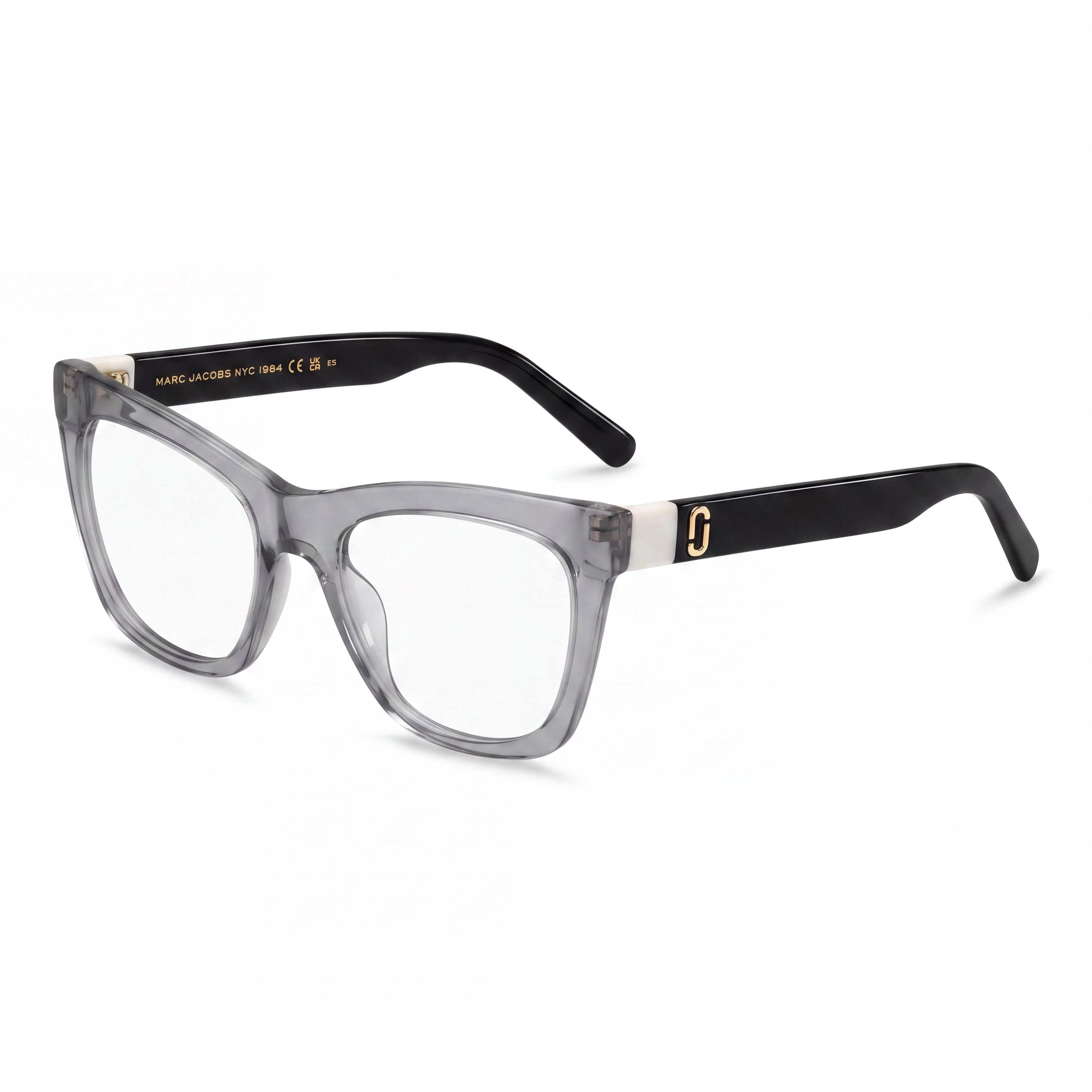 Gafas Ópticas Rectangulares de Mujer Marc Jacobs Marc 649, con Montura de Celulosa Marrón Beige, Lente de 53mm, Photo 1