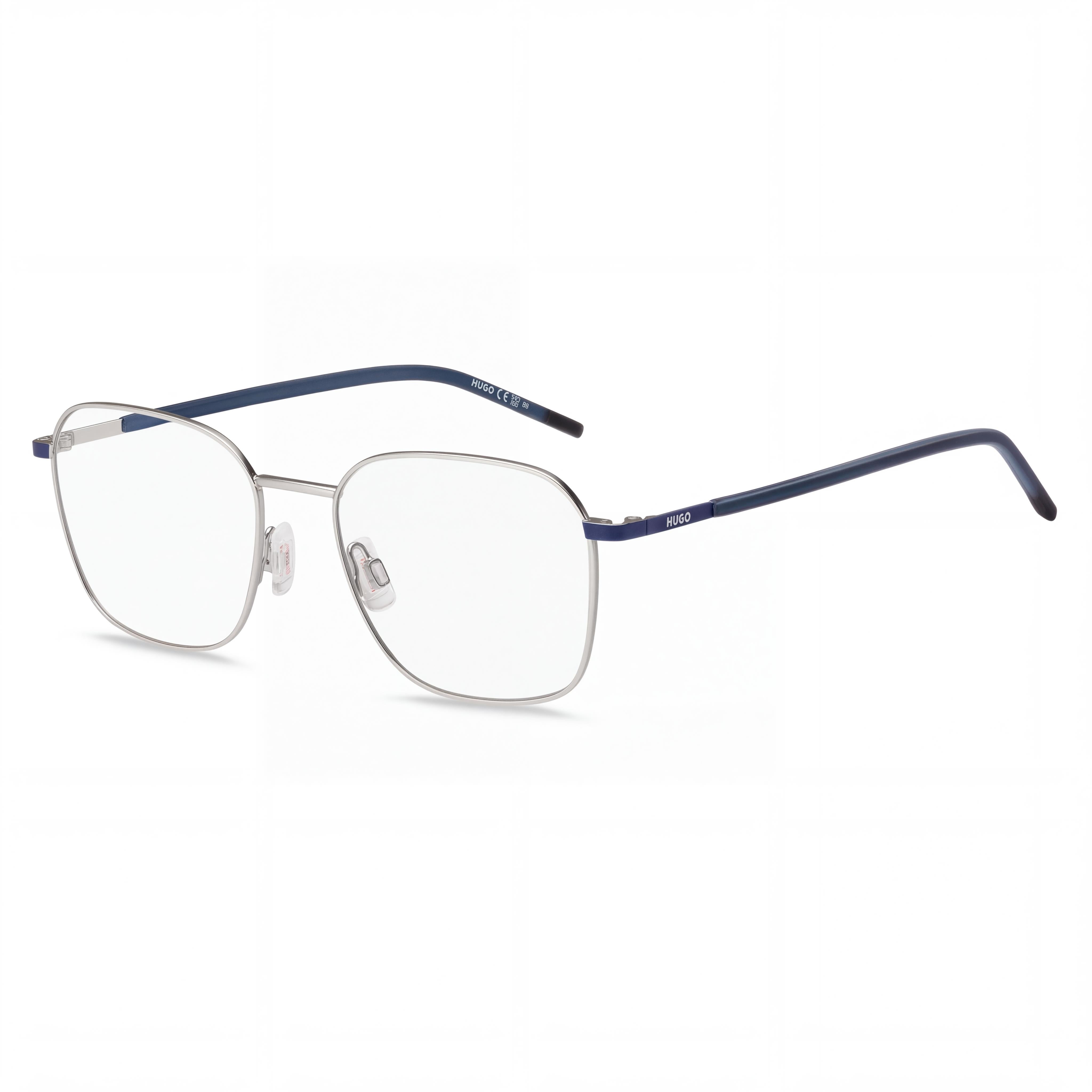 Hugo Boss Hg 1273 Unisex Modern Style Metal Frame Matte Blue Polycarbonate Non-Polarised Sunglasses 53mm, Photo 1