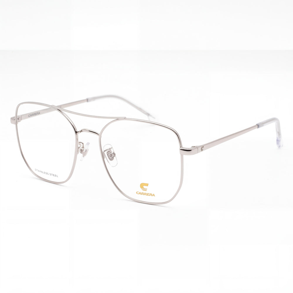 Carrera 3013 Women's Palladium Stainless Steel Optical Frames with Polycarbonate Demo Lenses 53-140-17