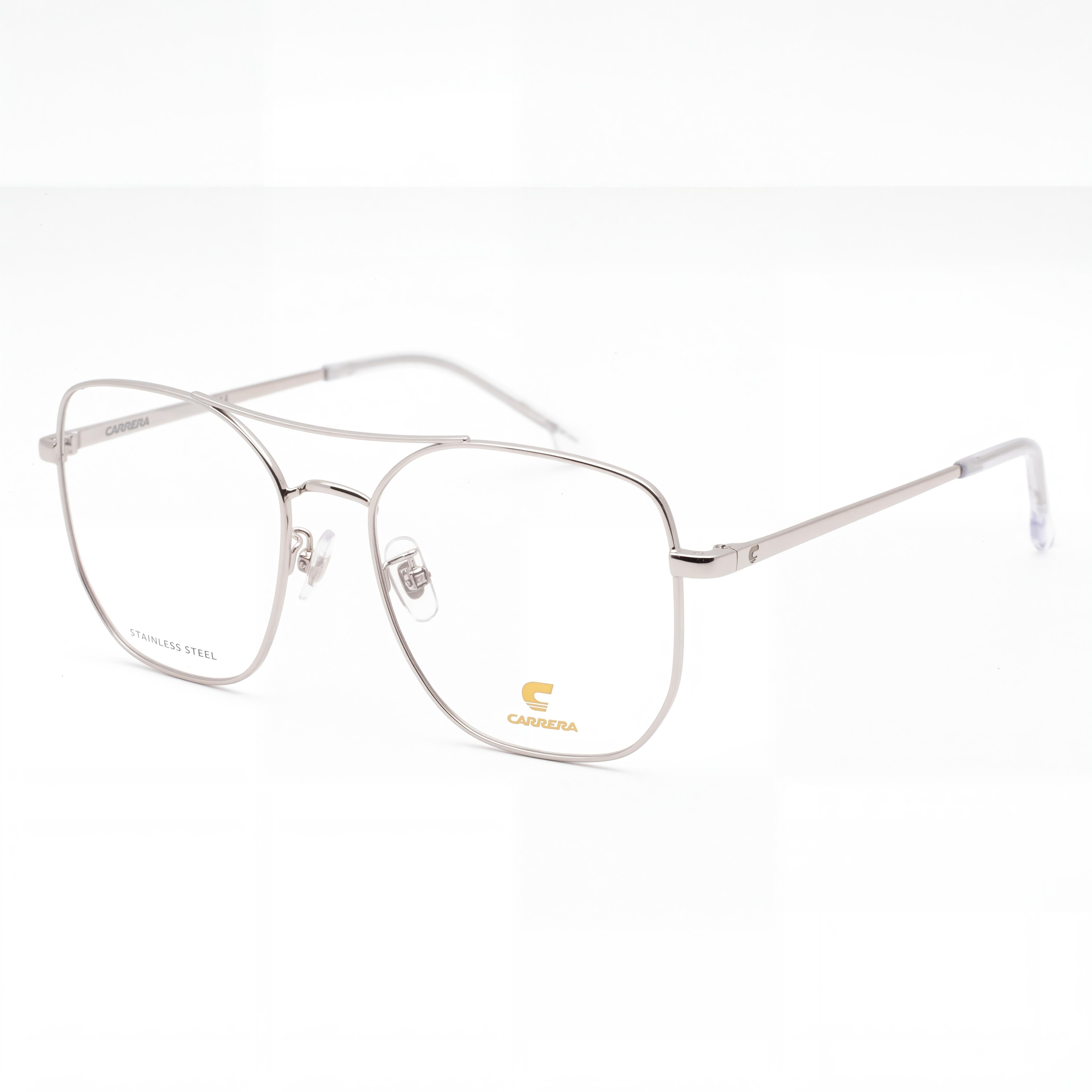 Carrera 3013 Women's Palladium Stainless Steel Optical Frames with Polycarbonate Demo Lenses 53-140-17, Photo 1