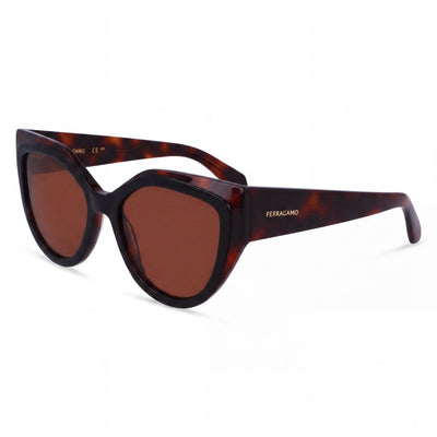 Salvatore Ferragamo Sf2004s Men's Tortoise/Black Plastic UV Protection Sunglasses 53mm