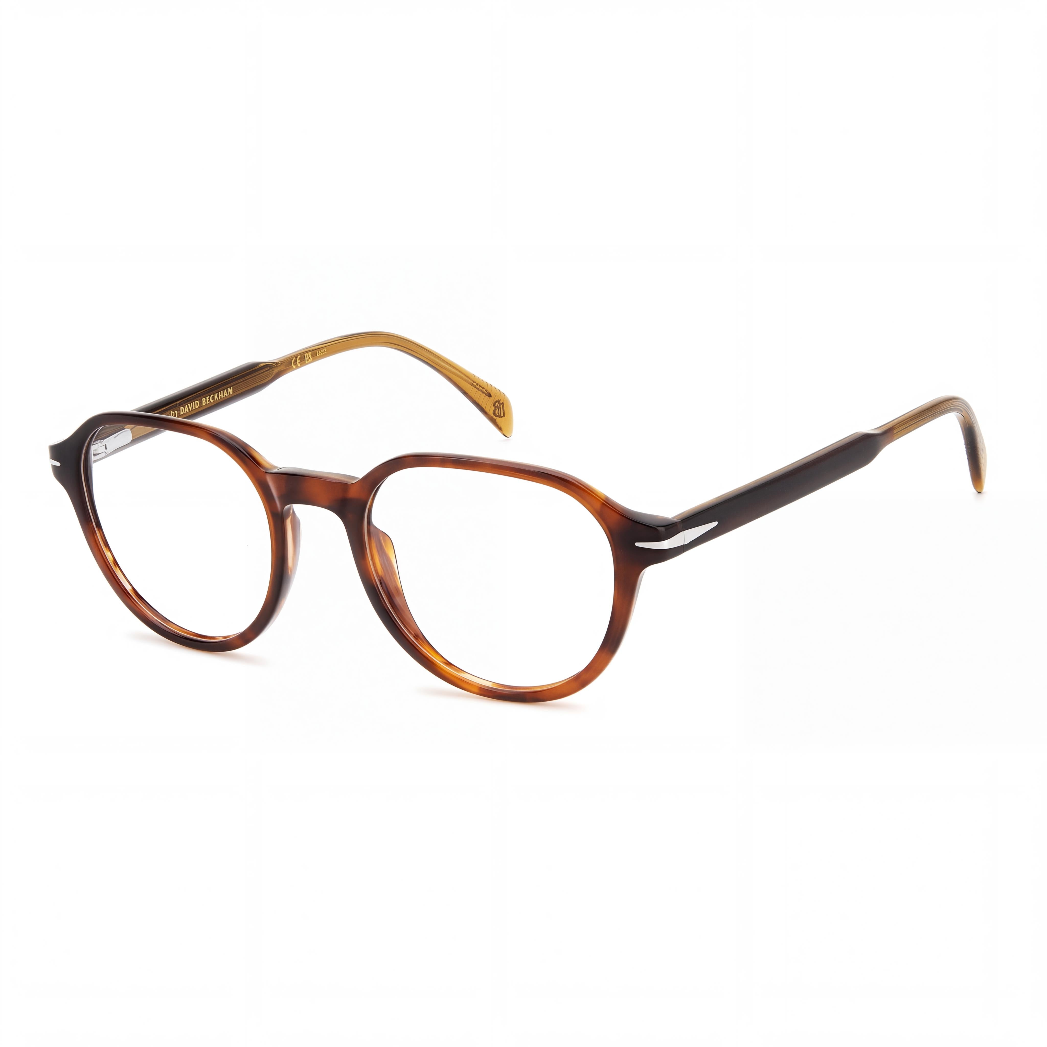 David Beckham Db 1136 Men's Eyeglasses with Plastic Frame and Clear Polycarbonate Lenses, 51mm Lens Width, Photo 1