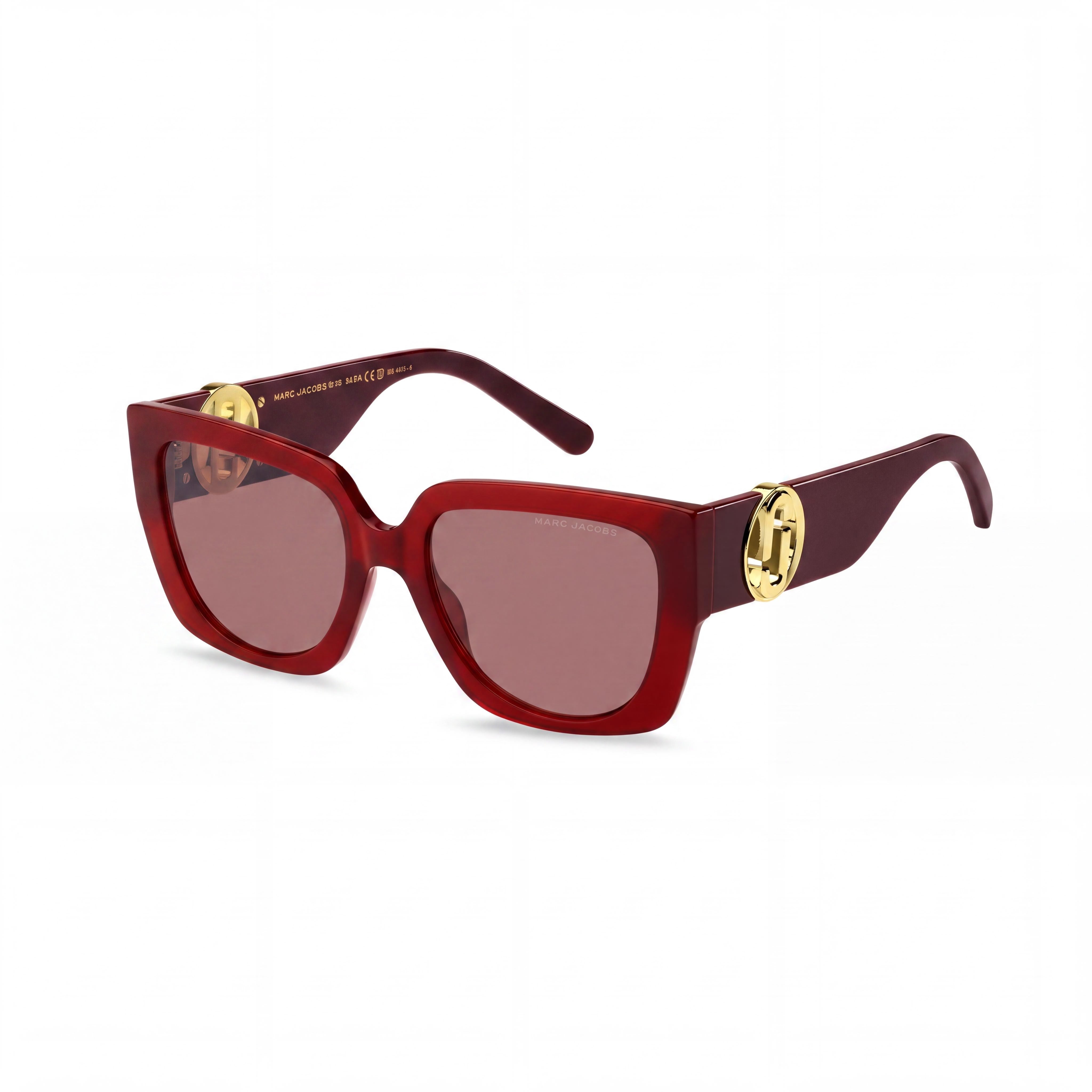 Marc Jacobs MARC 687/S Comtemporary Women's Red Pink Acetate Frame UV Protected Clear Lens Sunglasses 54mm, Photo 1
