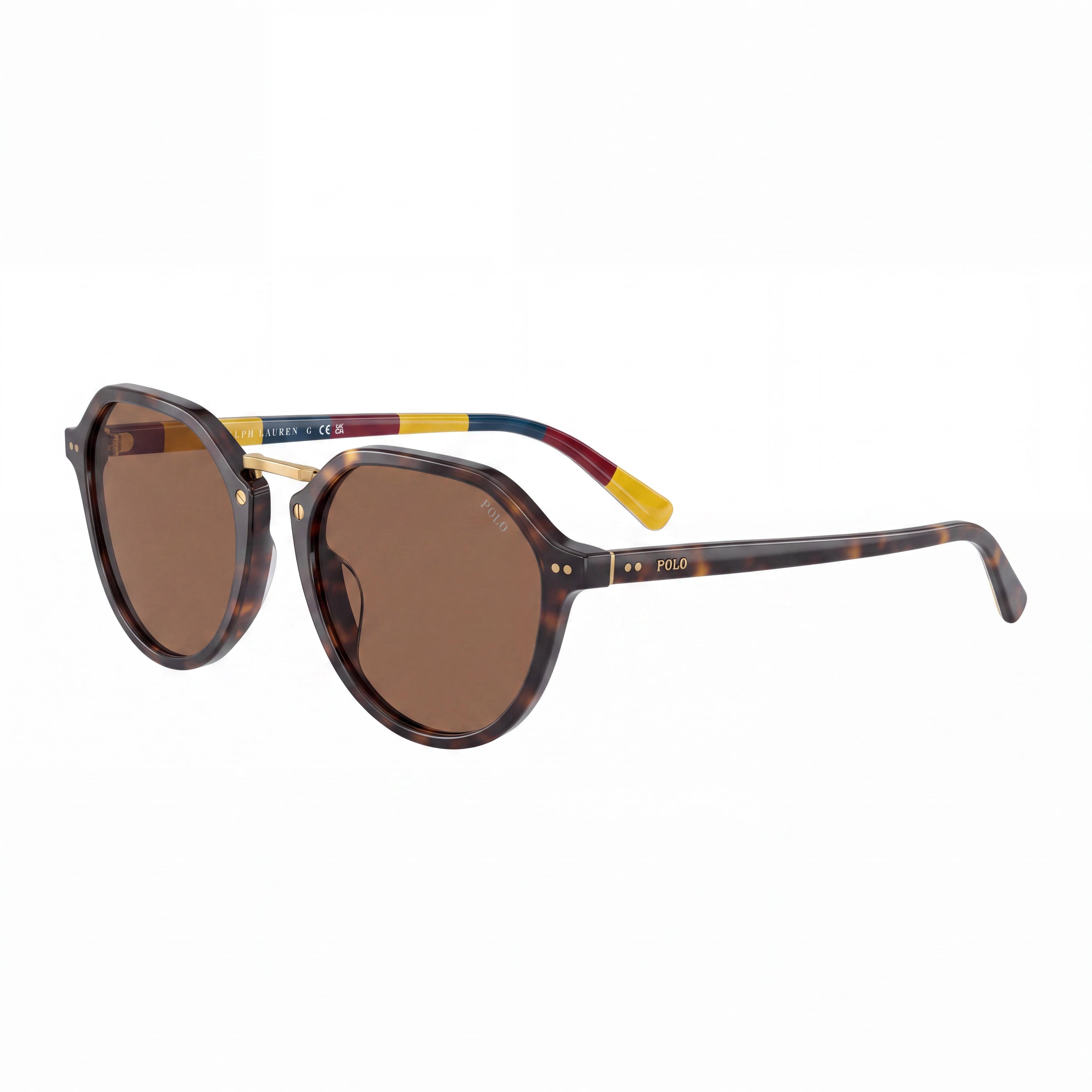 POLO RALPH LAUREN Ph4223u Ajuste Universal para Mujer, Montura de Plástico Brillante Color Habana Oscuro, Lentes Marrón Oscuro, 100% Protección UV, 53mm, Photo 1