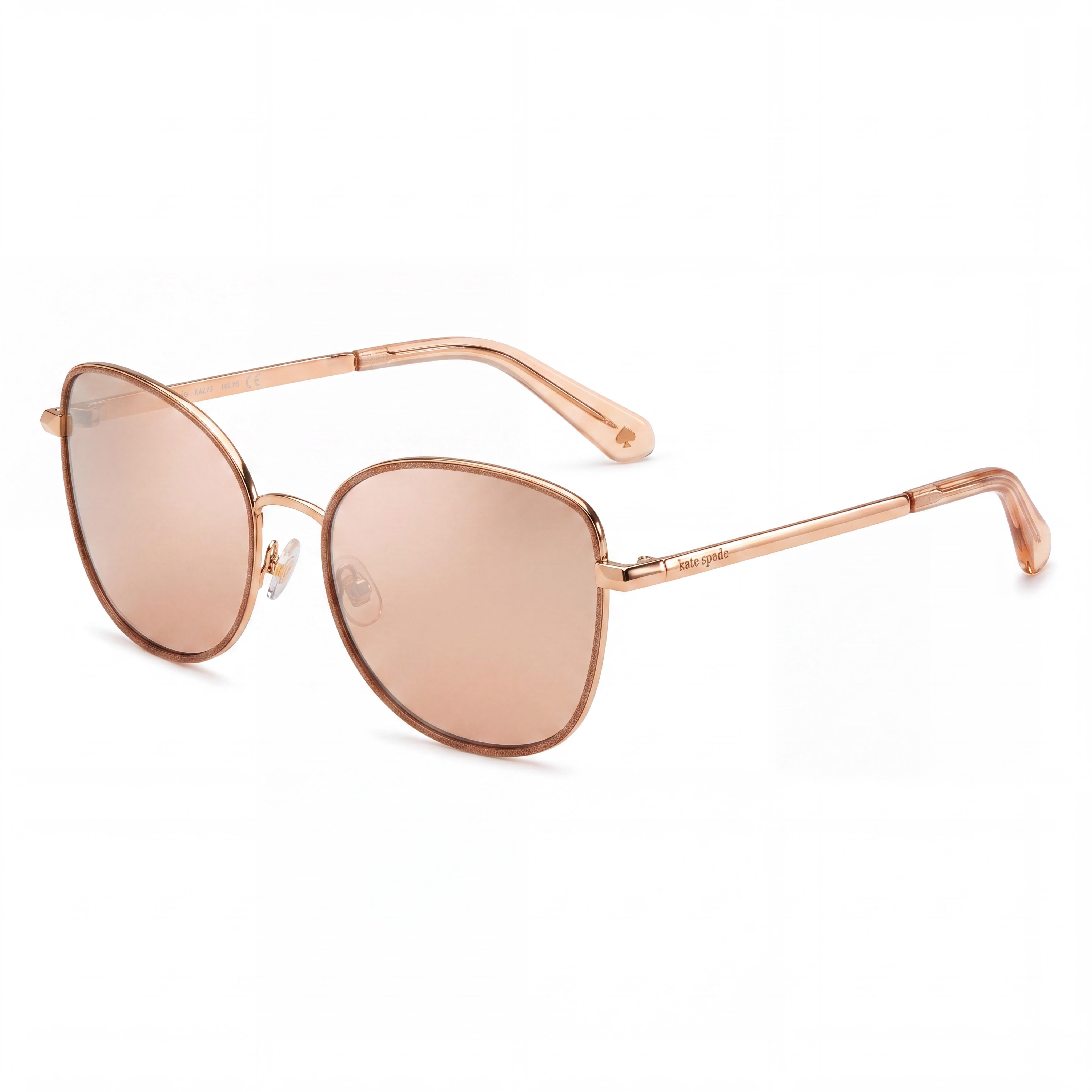 Gafas de sol de acero inoxidable Maryam/G/S de Kate Spade New York para mujer, rojas y doradas, de 56 mm con protección UV, Photo 1