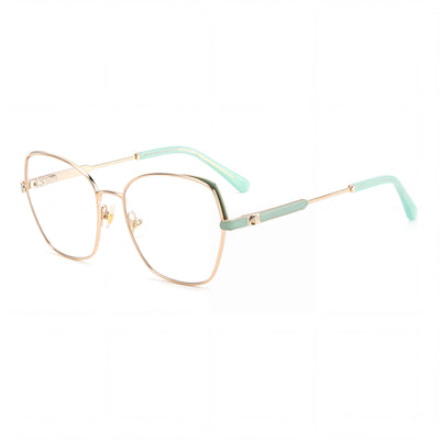 kate spade new york Zeena/G Women's Sunglasses with Gold Green Metal Frame 54mm