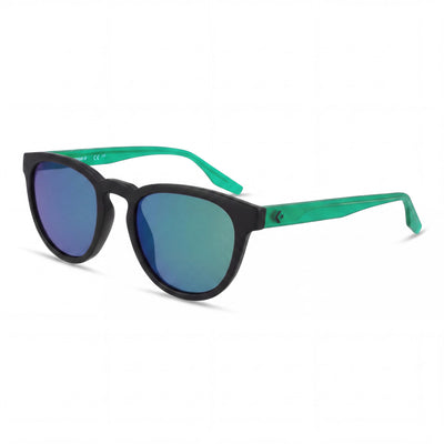 Converse Classic Unisex Matte Black Frame, Matte Black Lens Sunglasses with UV Protection, 52mm