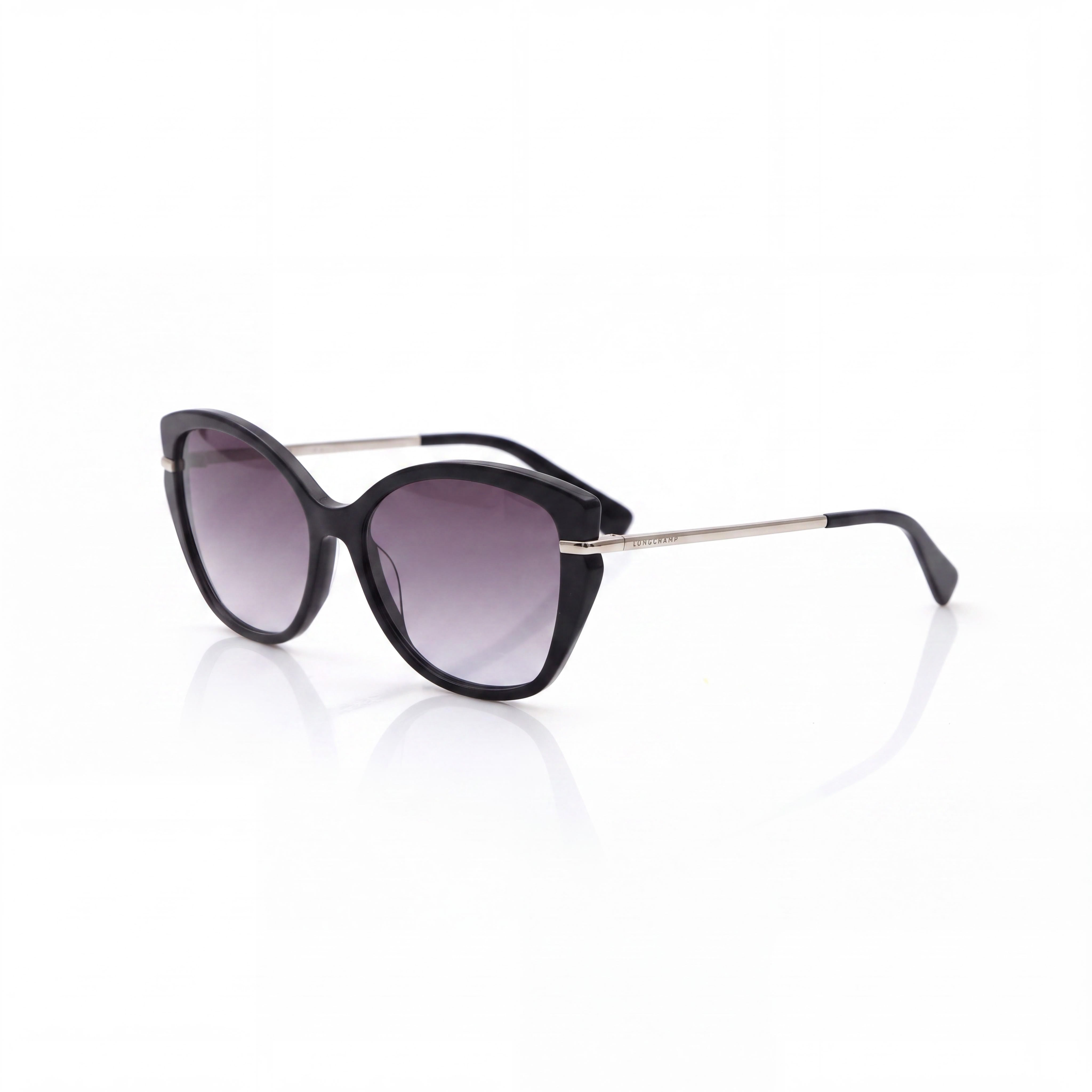Longchamp LO627S Women's Acetate Multi-coloured Frame Gradient Grey Non-Polarized UV Protection Sunglasses 57mm, Photo 1