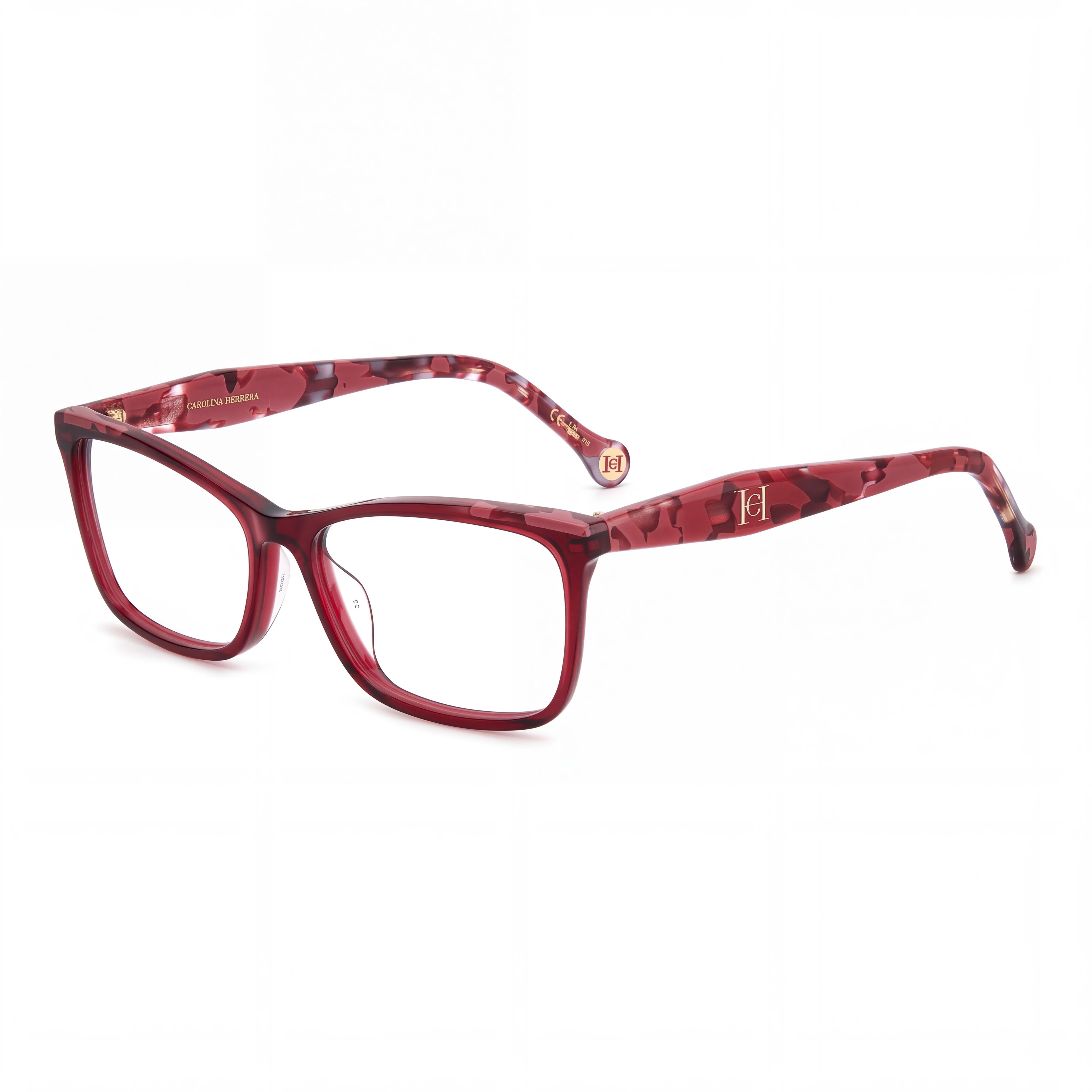 Carolina Herrera Her 0202/G Gafas de sol de plástico para mujer Burdeos Rojo Habana 56mm, Photo 1