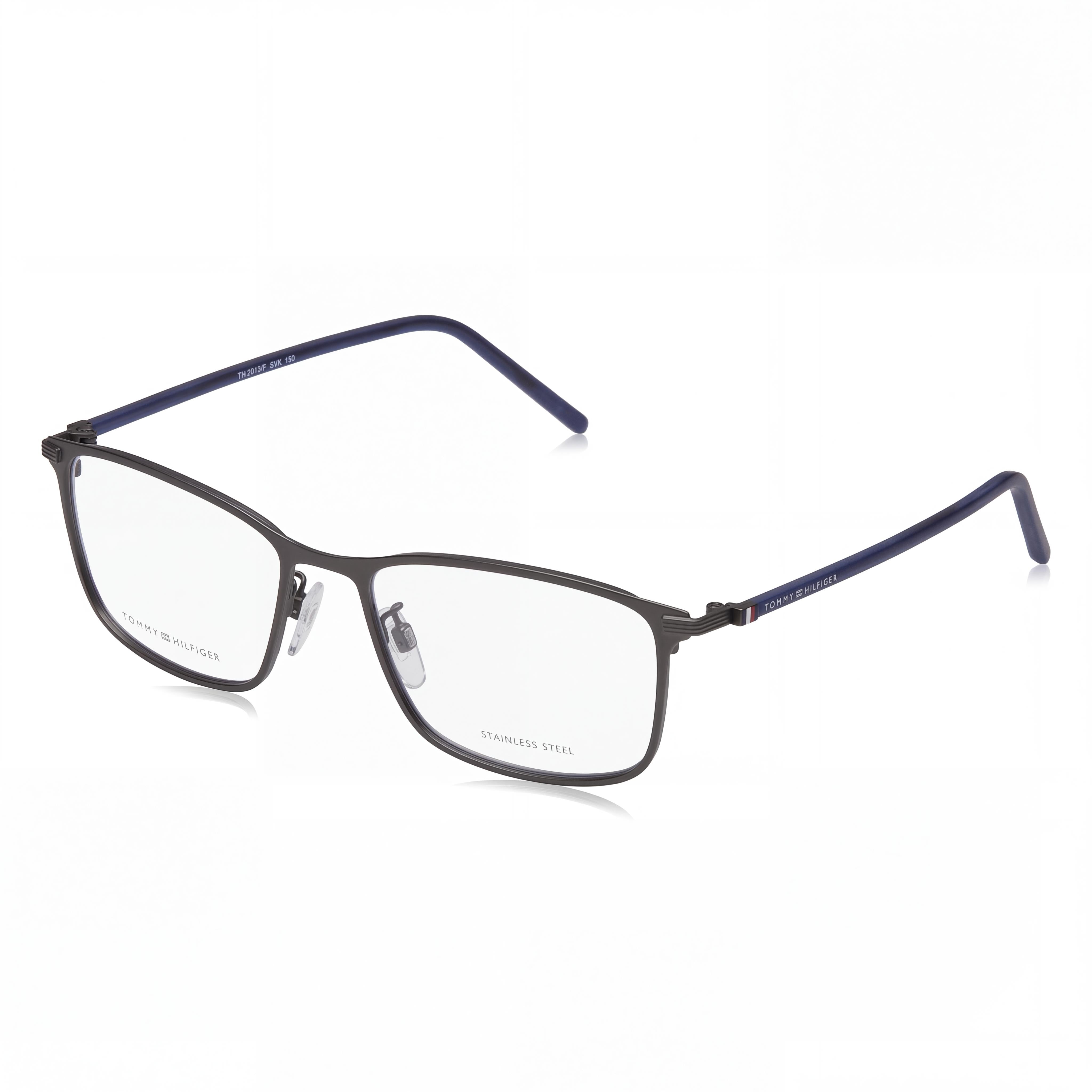 Gafas Tommy Hilfiger Random para hombre con montura de acero de aleación y lentes de policarbonato, color negro, talla 54-16-150, Photo 1