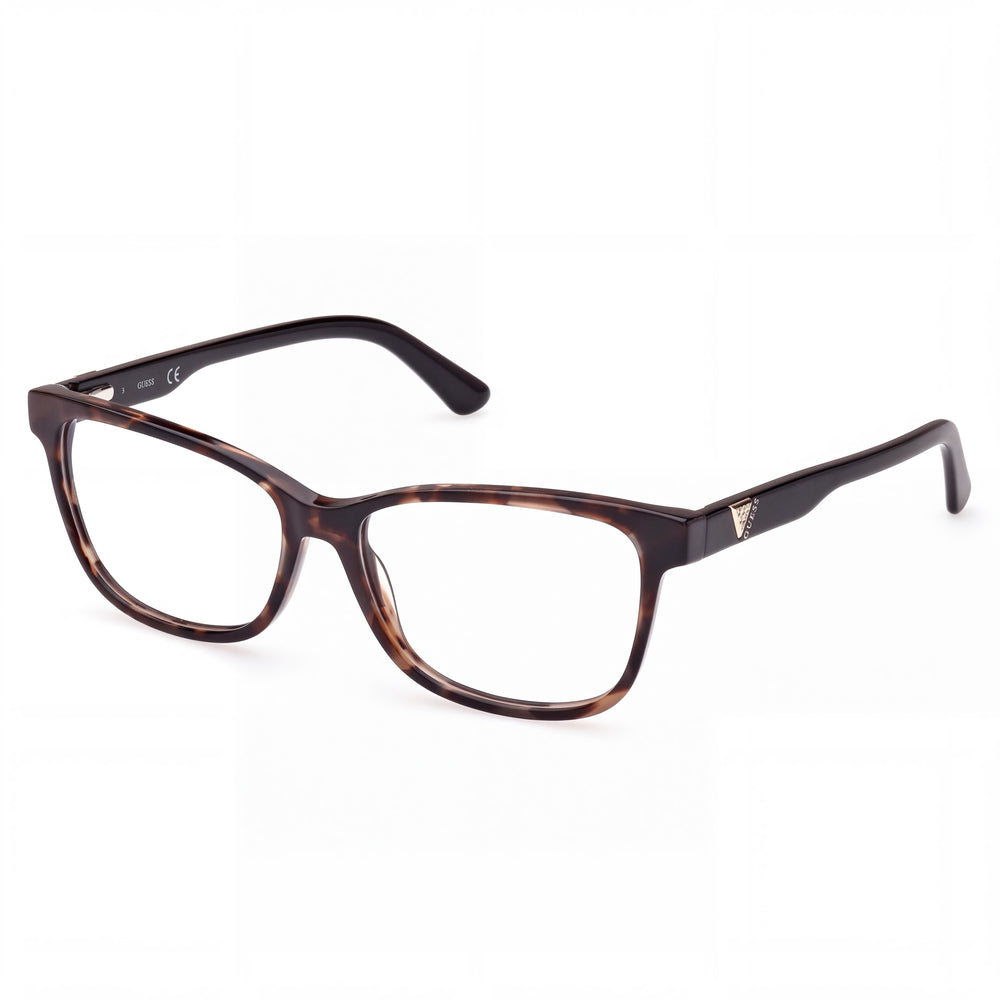 GUESS Gu2943 Gafas ópticas de mujer, material de la montura plástico, color Dark Havana Matte Black, 54 mm