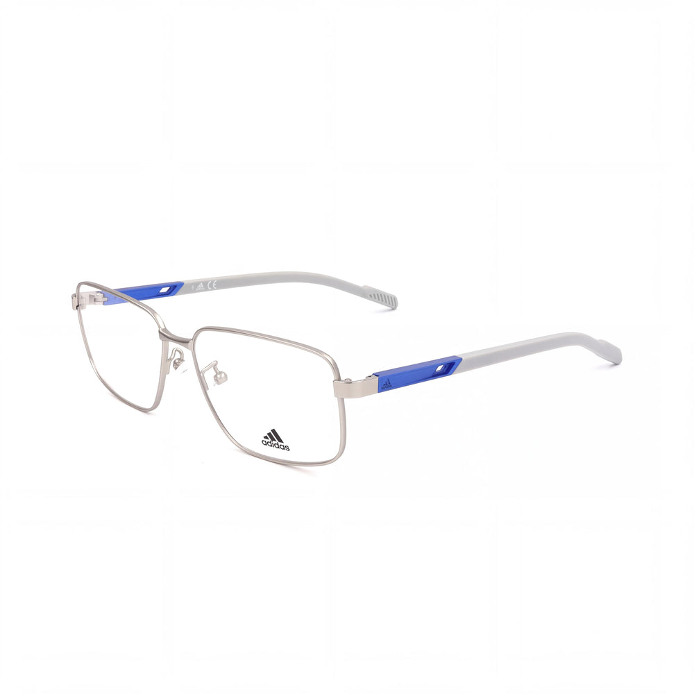 adidas SP5049 Men’s Gray Metal Frame Clear Lens Prescription Eyeglasses (Lens 53mm, Bridge 14mm, Temple 145mm)
