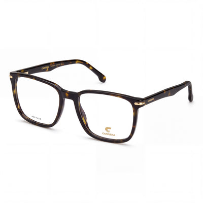 Carrera 309 Men's Casual Style Havana Acetate Frame Eyewear with Plastic Lenses, 54mm Lens, 18mm Bridge, 145mm Temple