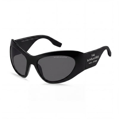 Marc Jacobs Casual Women's Black Grey Polyamide Frame Polycarbonate Lens Non-Polarized Sunglasses 62-18-120mm
