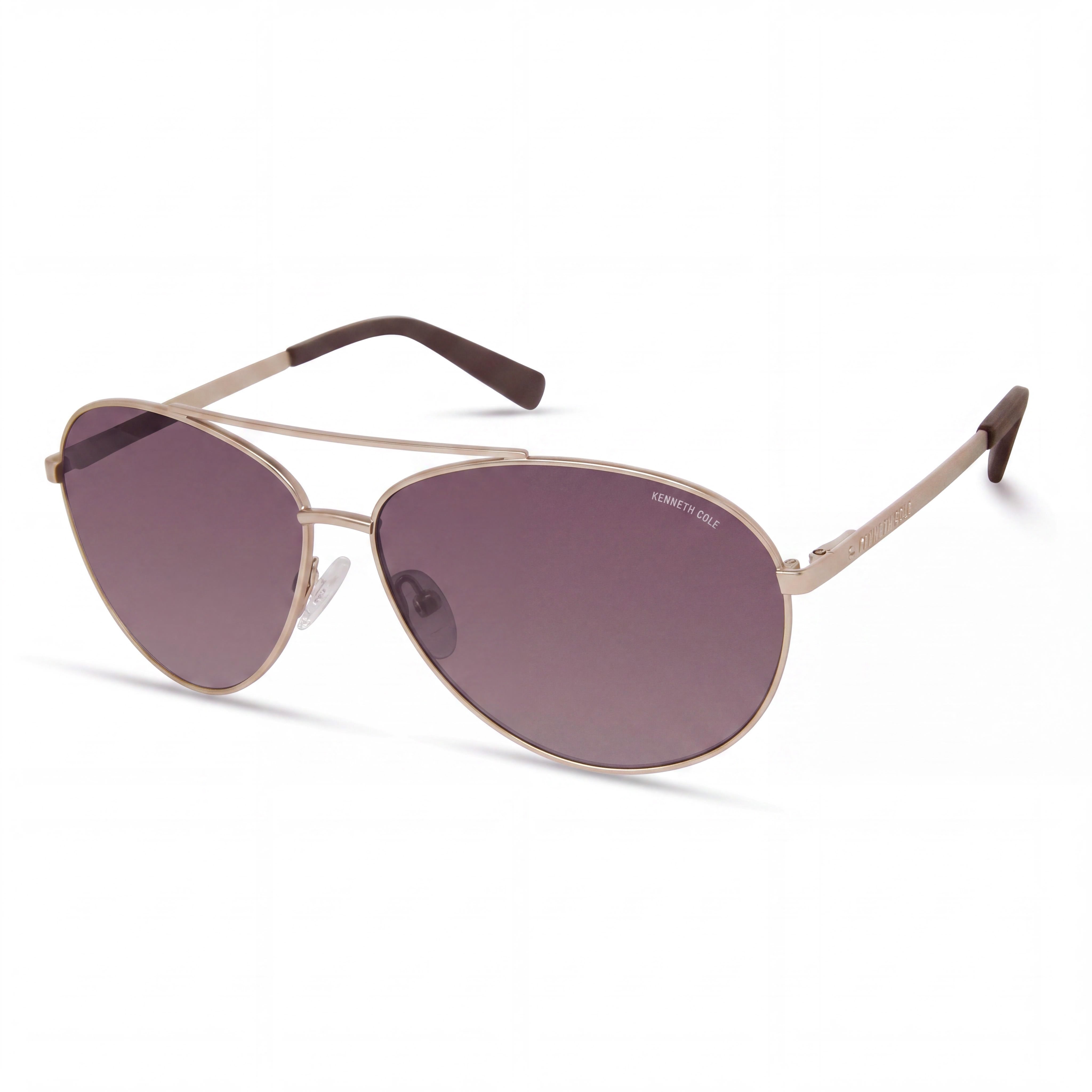 Kenneth Cole New York Kc6333g Women's Gold Brown Mirror Metal Frame Mirrored UV Protection Sunglasses 63mm, Photo 1