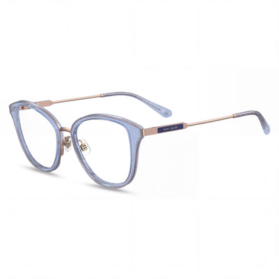 kate spade new york Classic Women's Metal Blue Glitter Non-Polarized Polycarbonate Sunglasses 52mm