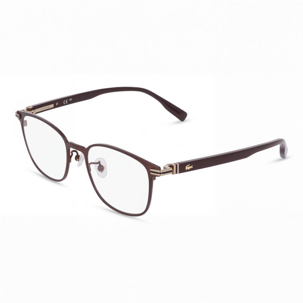 Gafas Lacoste L2530lb Unisex de Policarbonato Marrón Satinado con 52mm de Ancho de Lente, 18mm de Puente, 145mm de Patillas