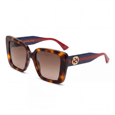 Gucci Modern GG1862S Unisex Black Recycled Eyewear Sunglasses with 52mm Lens, 18mm Bridge, 145mm Temple