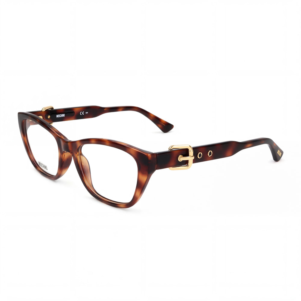 Gafas Moschino Modern Havana para mujer con montura de acetato y lentes no polarizadas (ancho de lente de 51 mm)