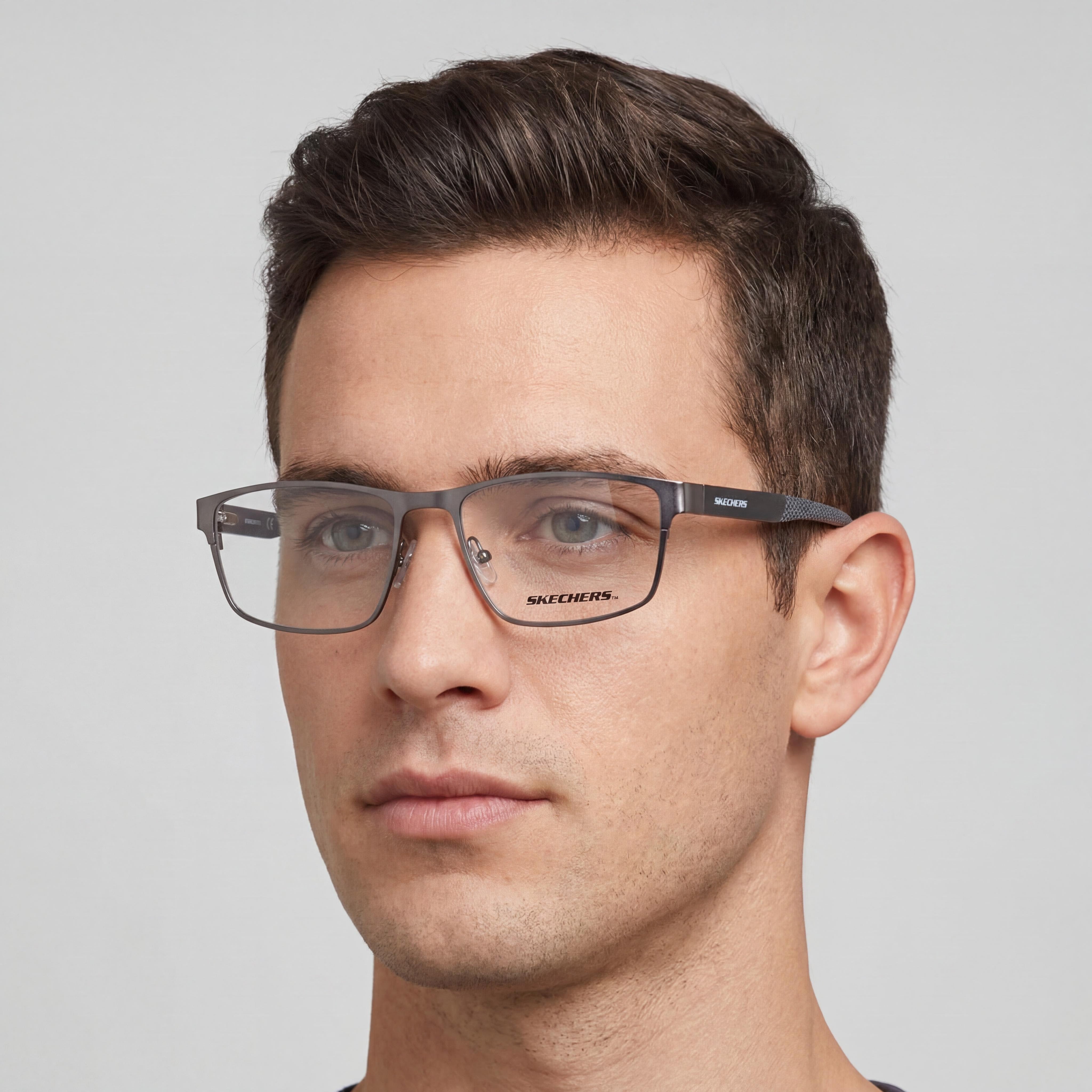 Gafas graduadas rectangulares multicolor Skechers S7291822 para hombre, Photo 5
