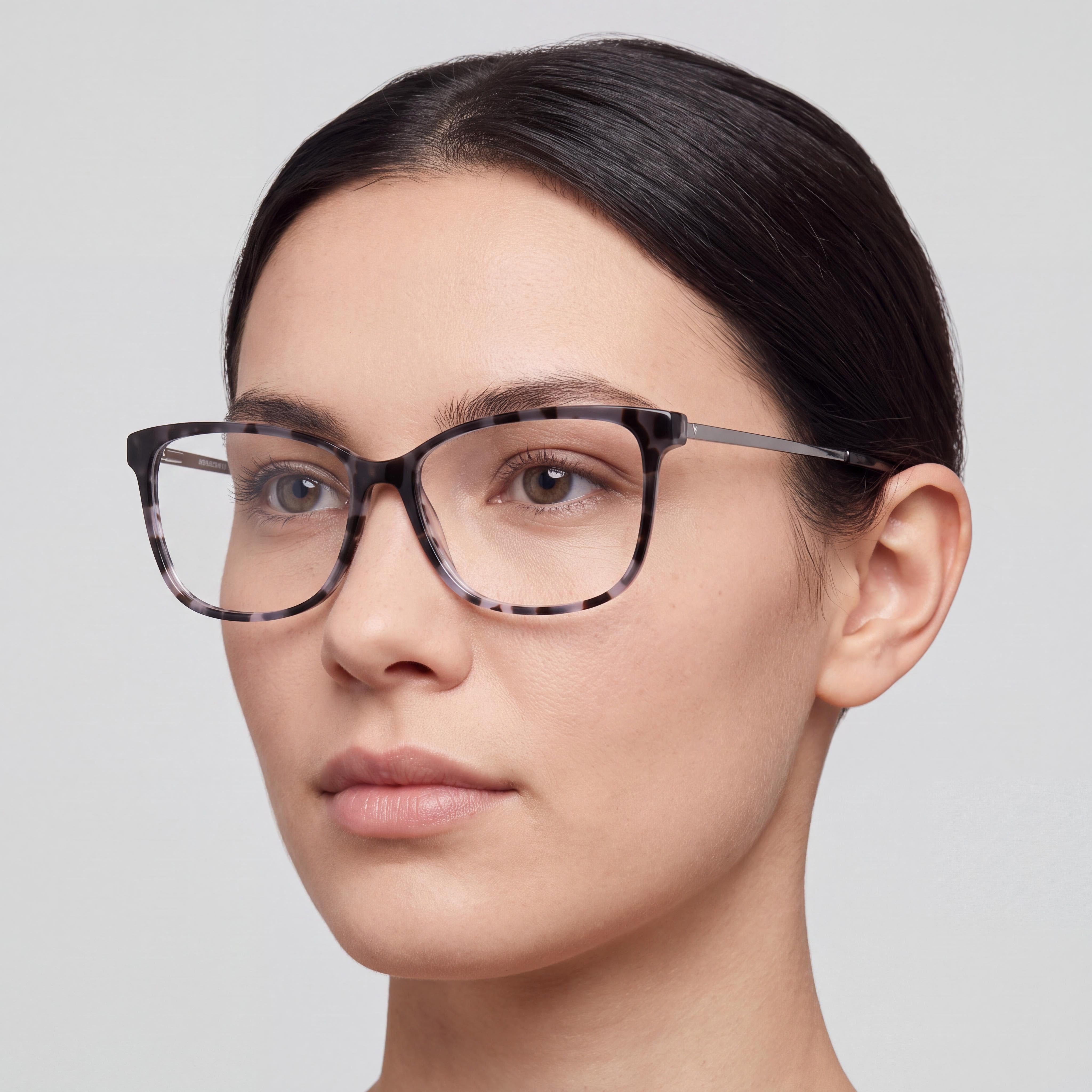 Skechers Sophisticated Unisex Plastic Frame Eyewear with Polycarbonate Lens Black Shiny Palladium 54mm, Photo 4