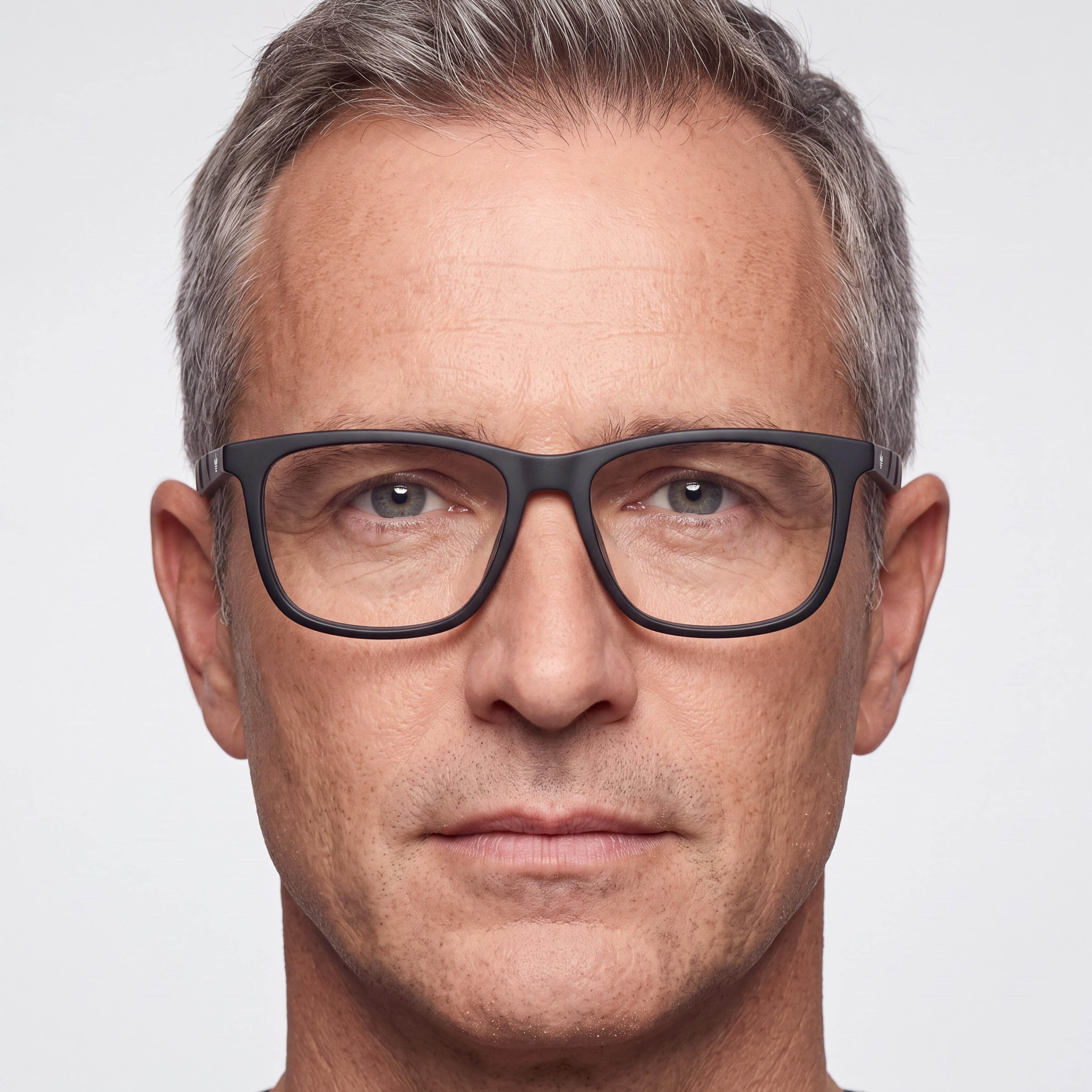 adidas Originals Men's navigator Injected Matte Black Frame Polycarbonate Non- 54mm Eyeglasses, Photo 5