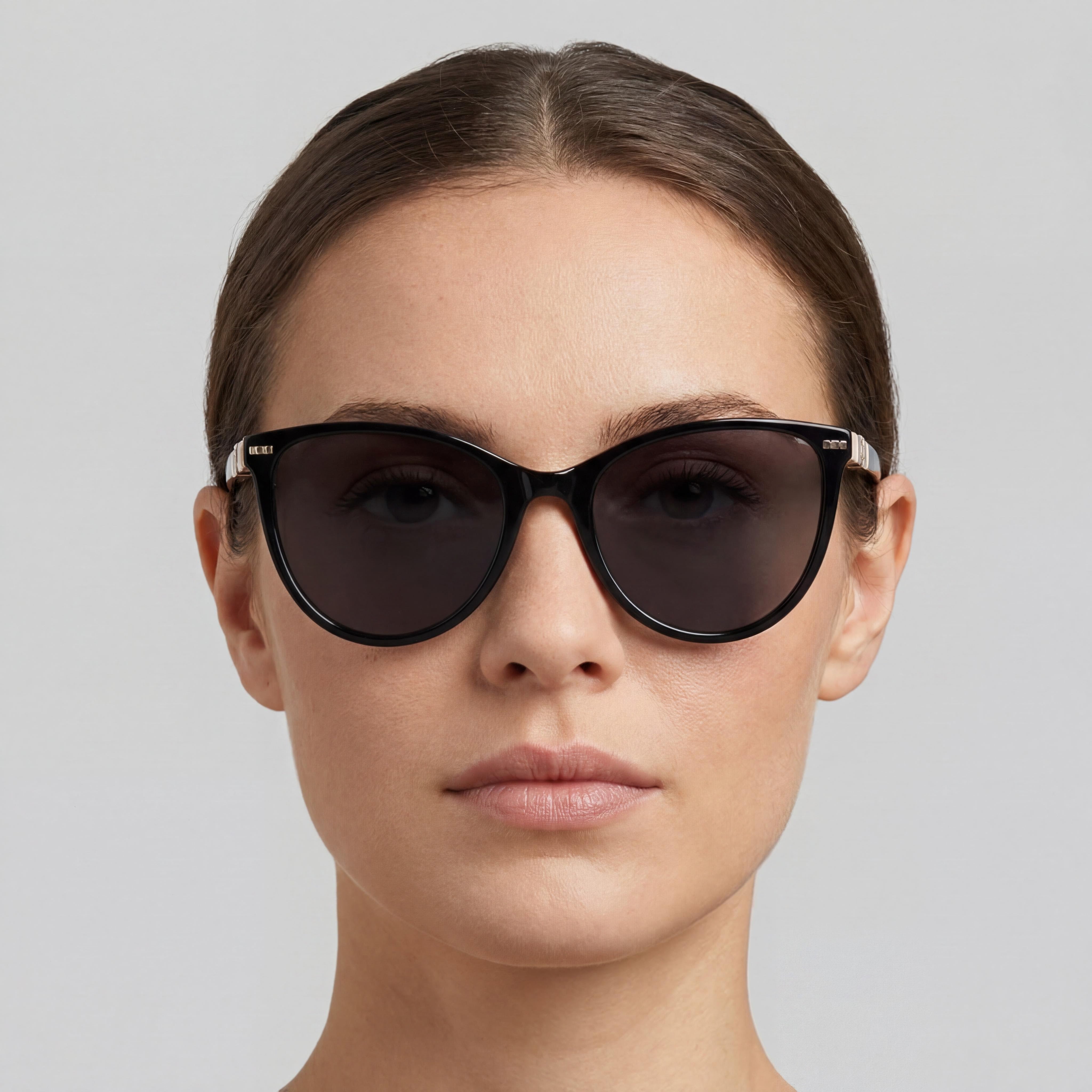 Carolina Herrera HER-0107/S Women's Casual Plastic Black Nude Grey UV Protected Sunglasses 57mm, Photo 4