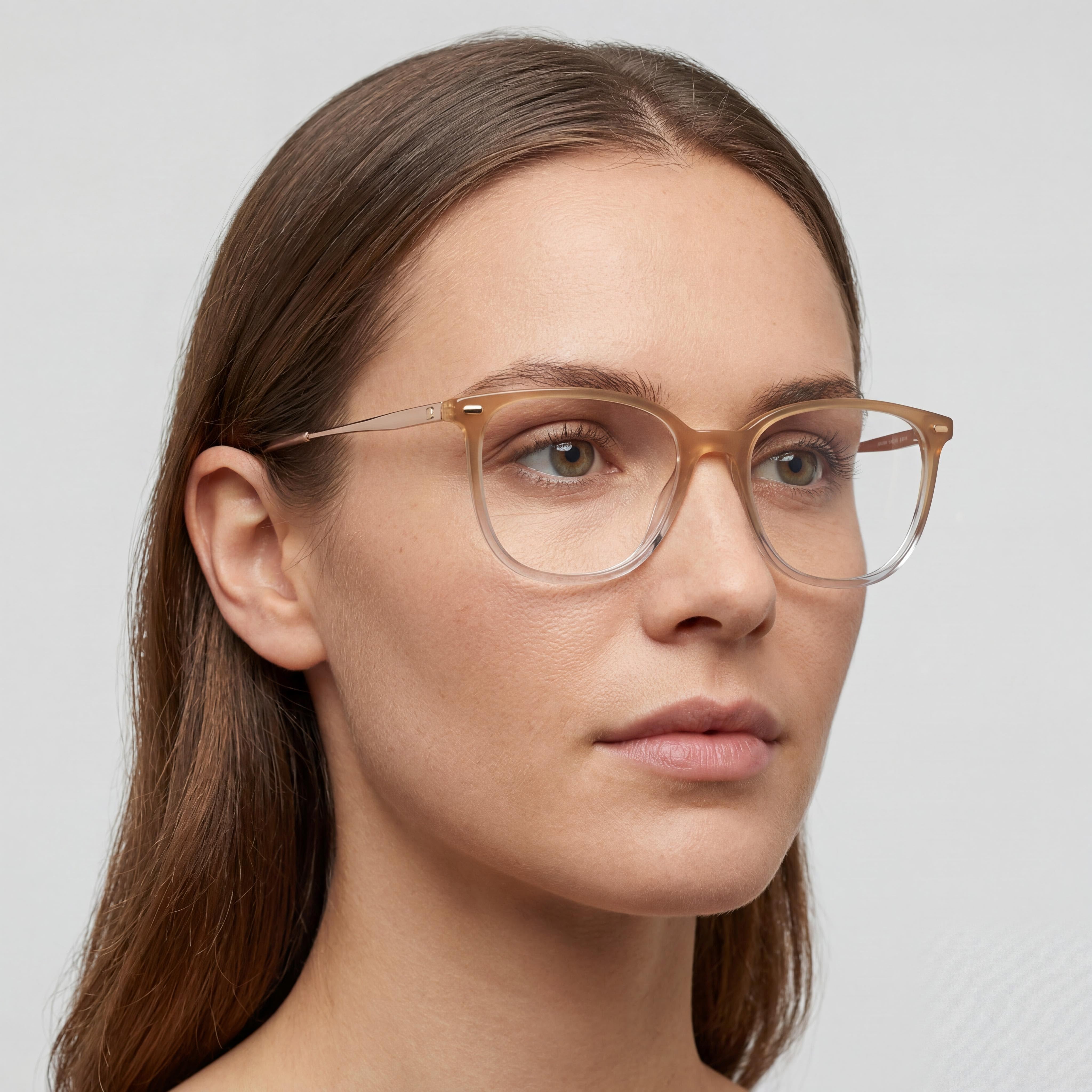 Carrera Carrera 3025 Women's Eyewear with Beige Grey Acetate Frame, 54mm Lens Width, Photo 4