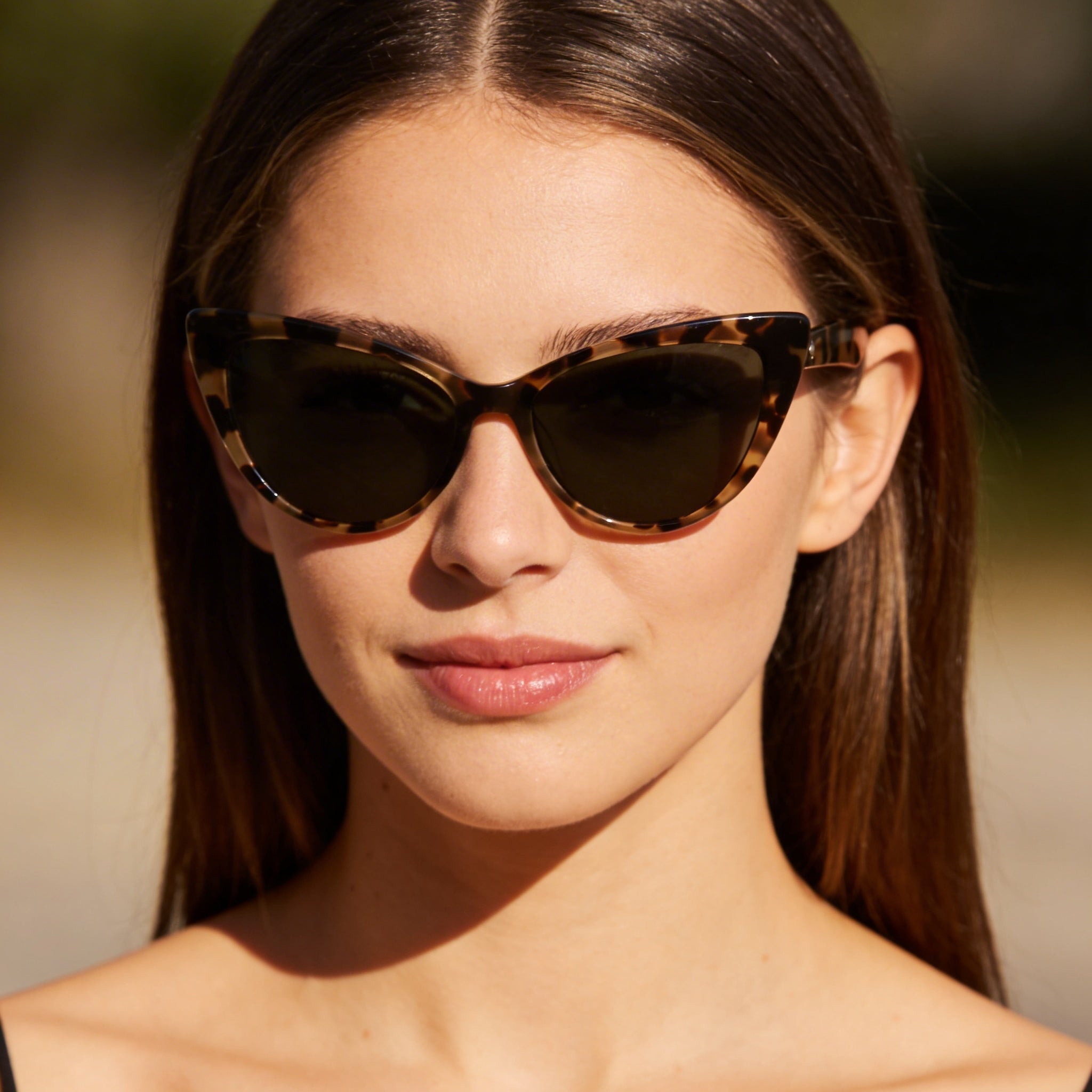 kate spade new york Karina/S Women's Dark Havana Green Plastic Frame Sunglasses with Havana Non-Polarized Lenses, UV Protection, 56mm, Photo 5