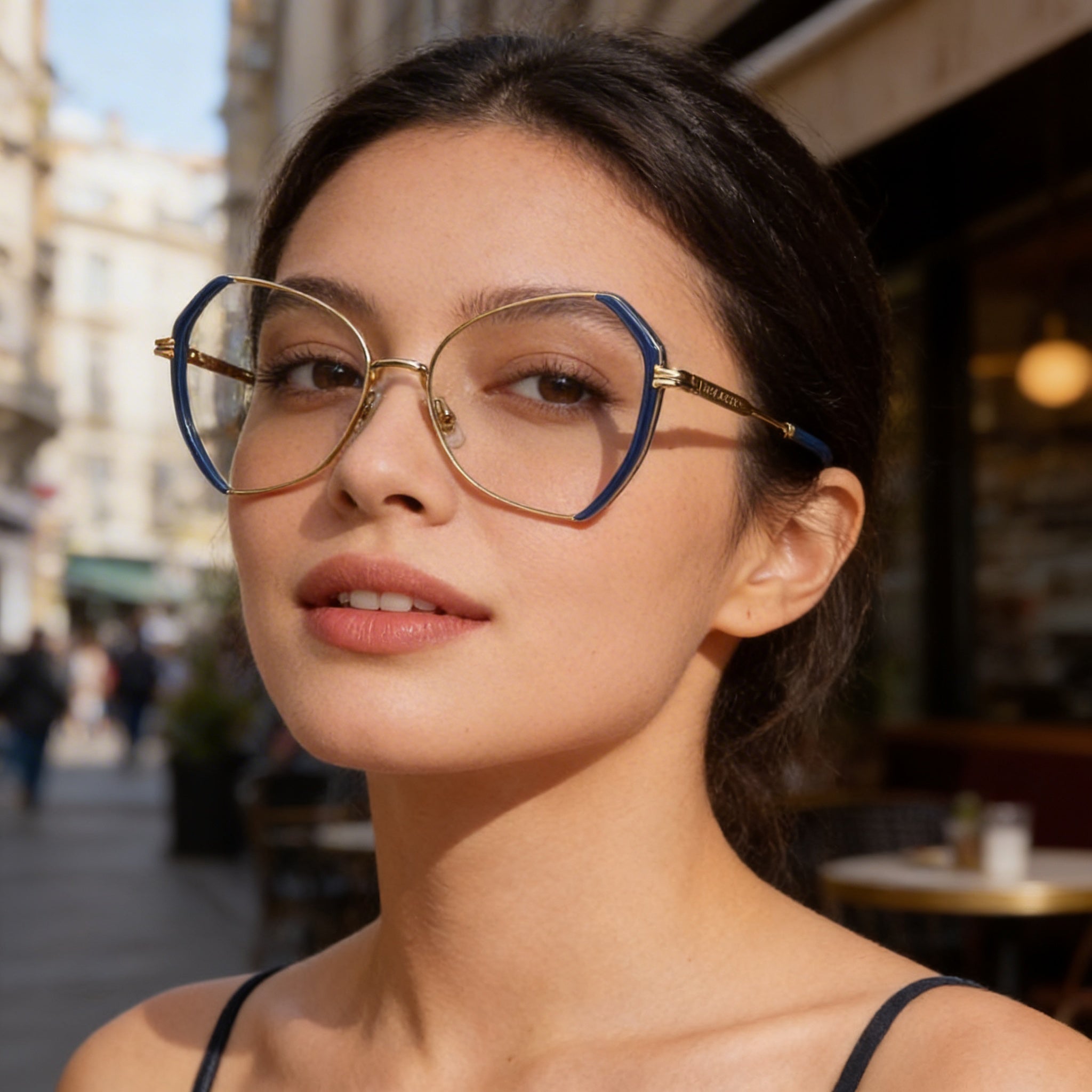 Marc Jacobs Temporary Women's Gold Blue Alloy Steel Sunglasses 55mm, Photo 6