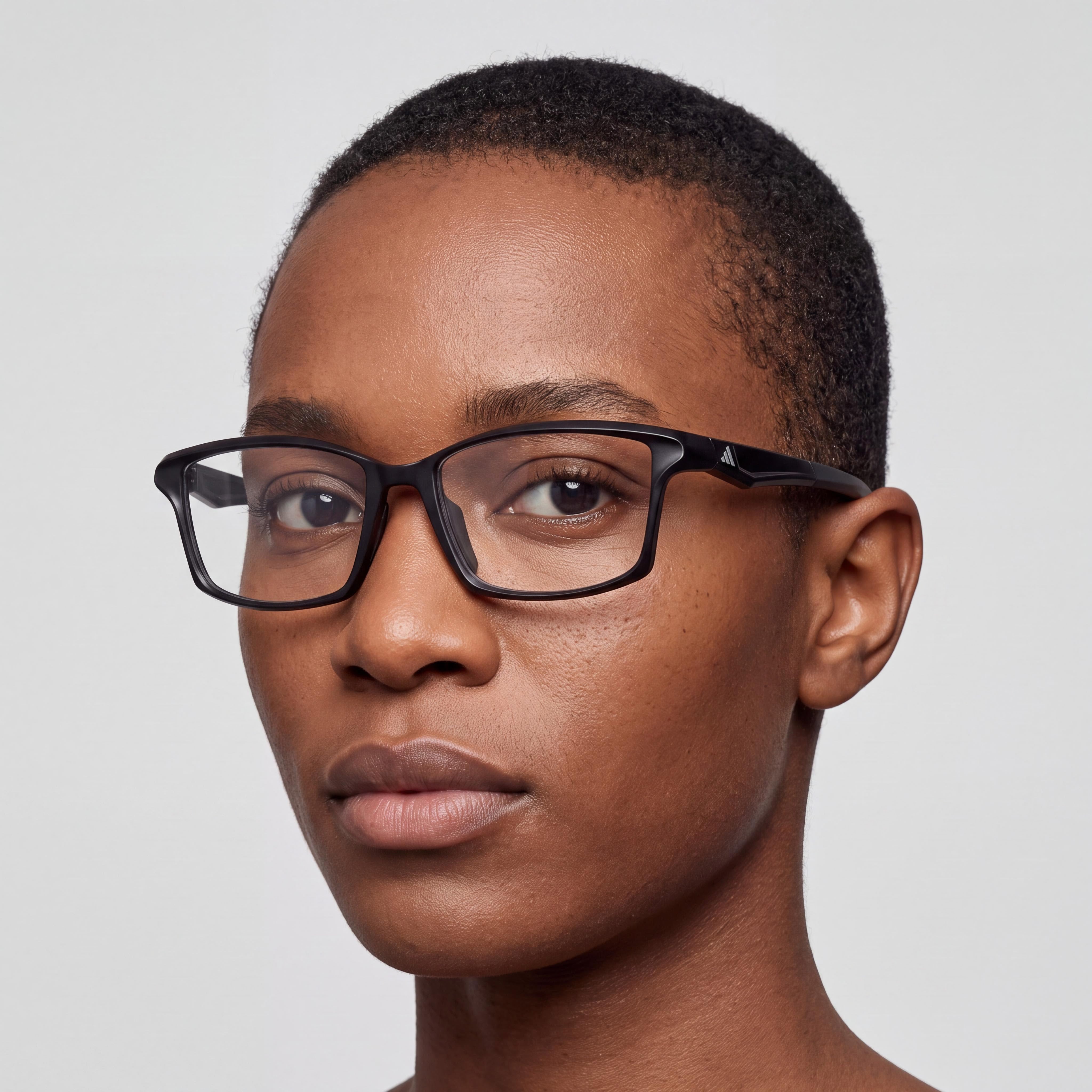 Adidas Sport Classic Unisex Sunglasses, Injected Matte Black Frame, Multicolor Polycarbonate Lens, Full Rim, 57-17-140mm, Photo 4