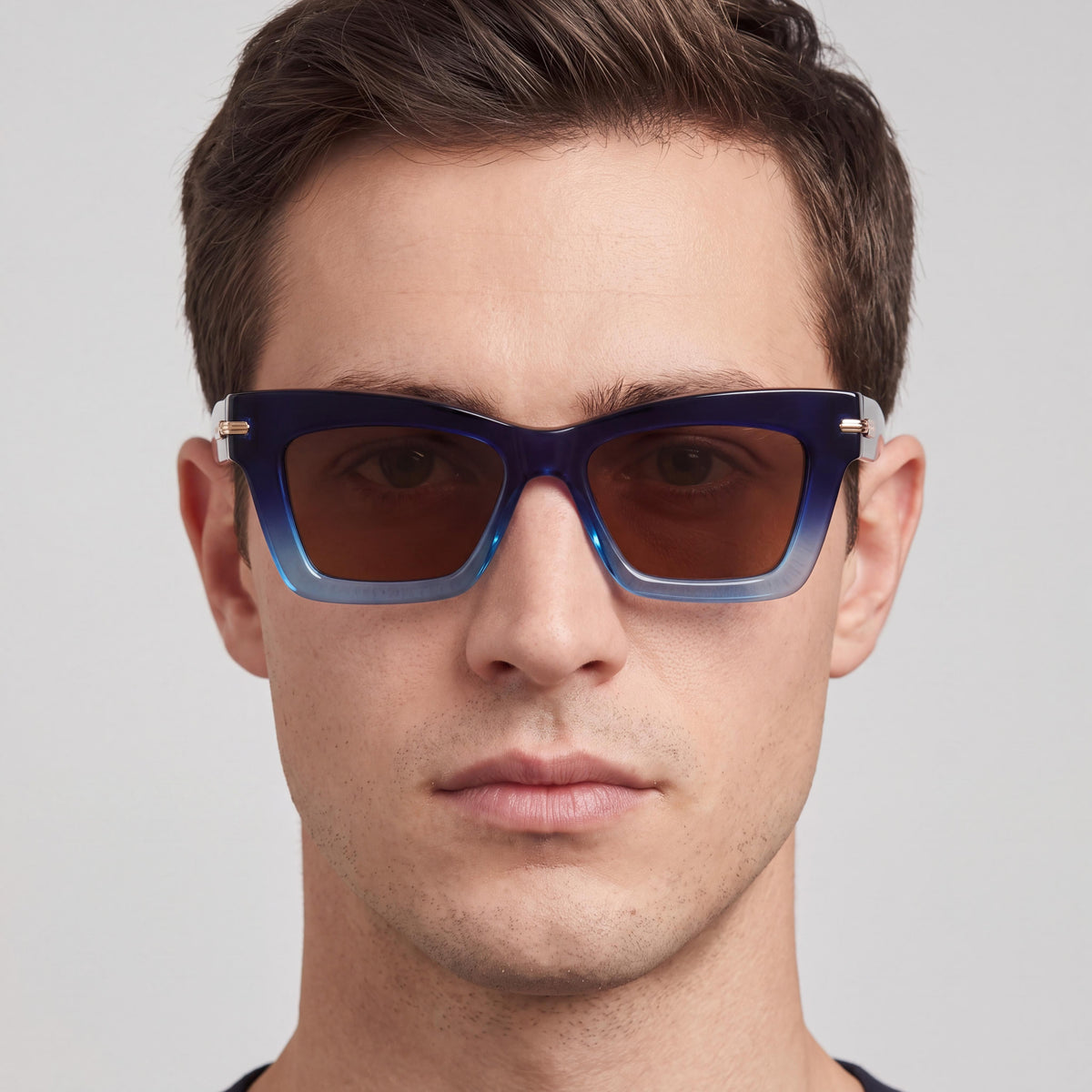 Ferragamo Sf2031s Men's Dark Blue Transparent Acetate Non- Sunglasses 52mm, Photo 4